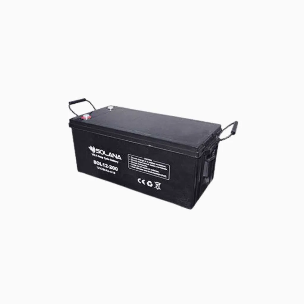 Gambar SOLANA - Battery - VRLA - 200AH - C10 - 12 Volt