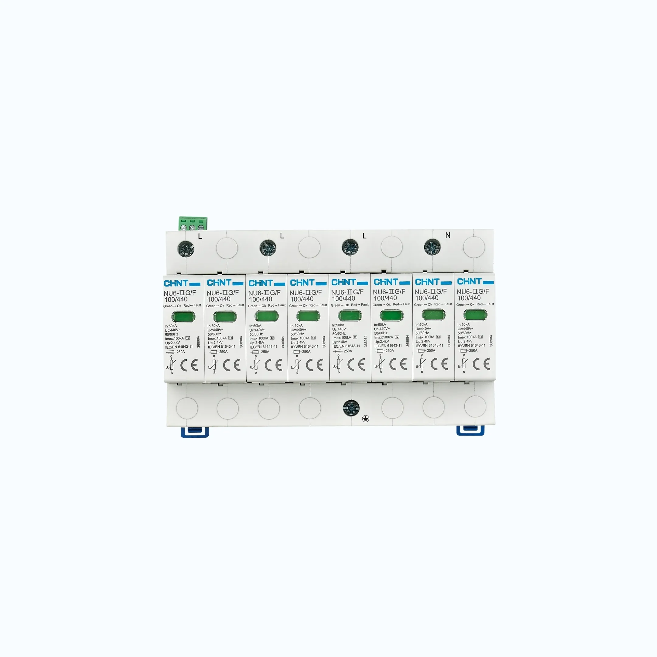 Gambar Chint Low-Voltage Surge Arrester NXU-IIG 40kA/440V 4P -252478