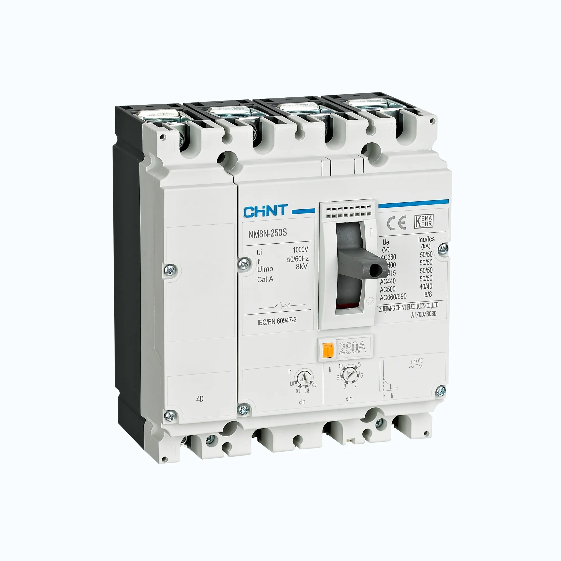 Gambar Chint MCCB 50kA NM8N-250S TM 160 3P -271172