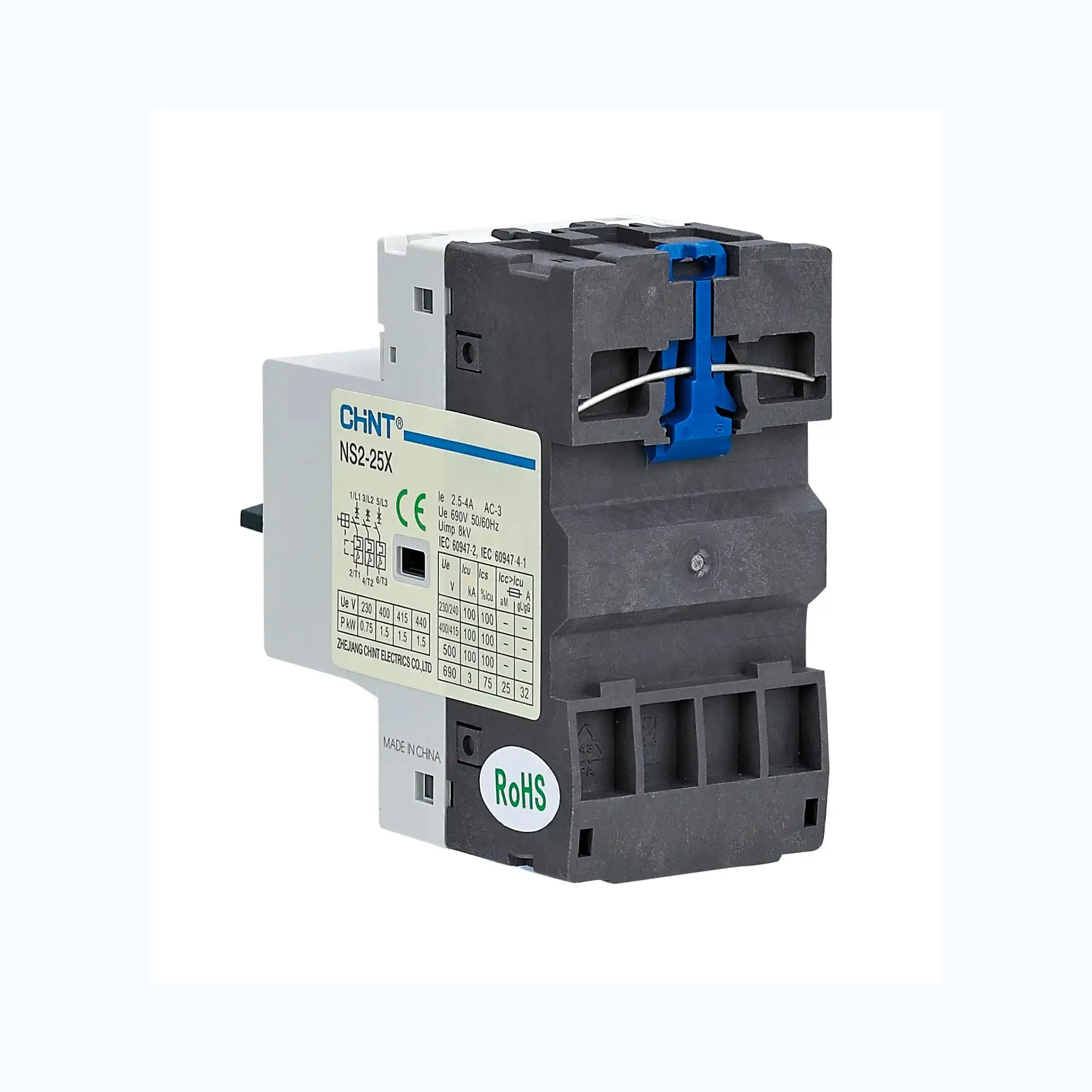 Gambar Chint Manual Motor Starter NS2-25X 0.4-0.63A -495179