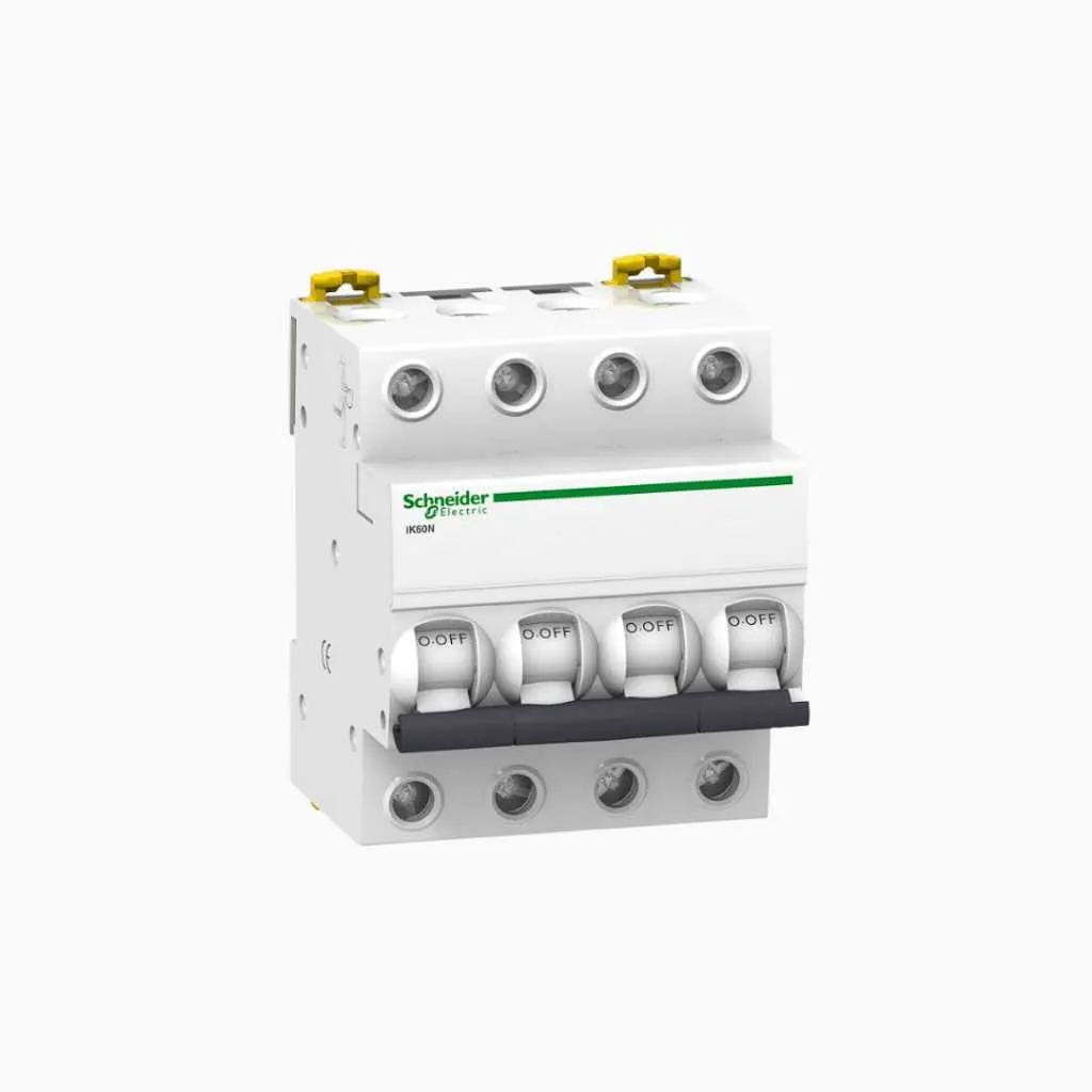 Gambar Schneider MCB Acti 9 iK60N 4P 6A 6kA