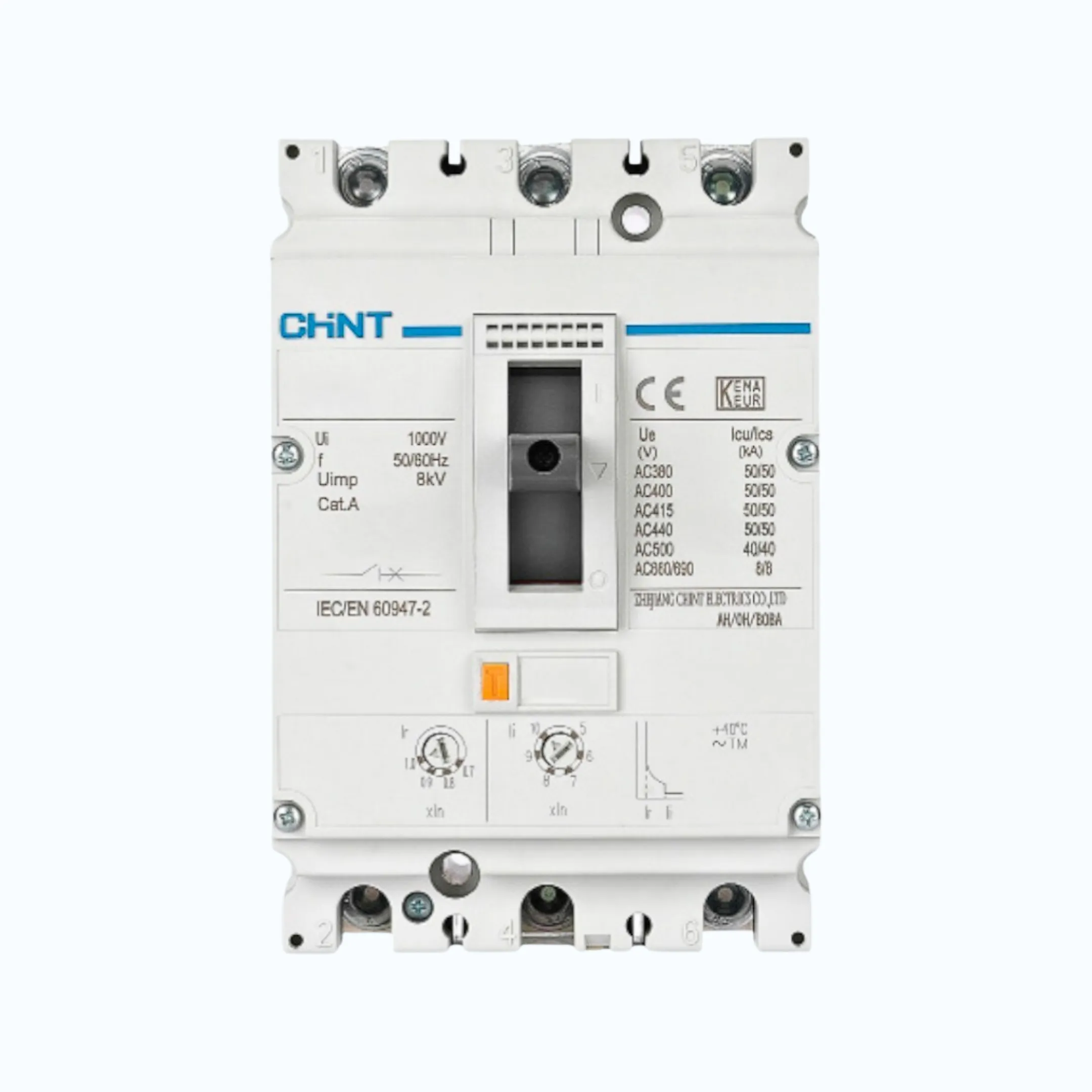 Gambar Chint MCCB 50kA NM8N-1600S TM 1000 3P -263071