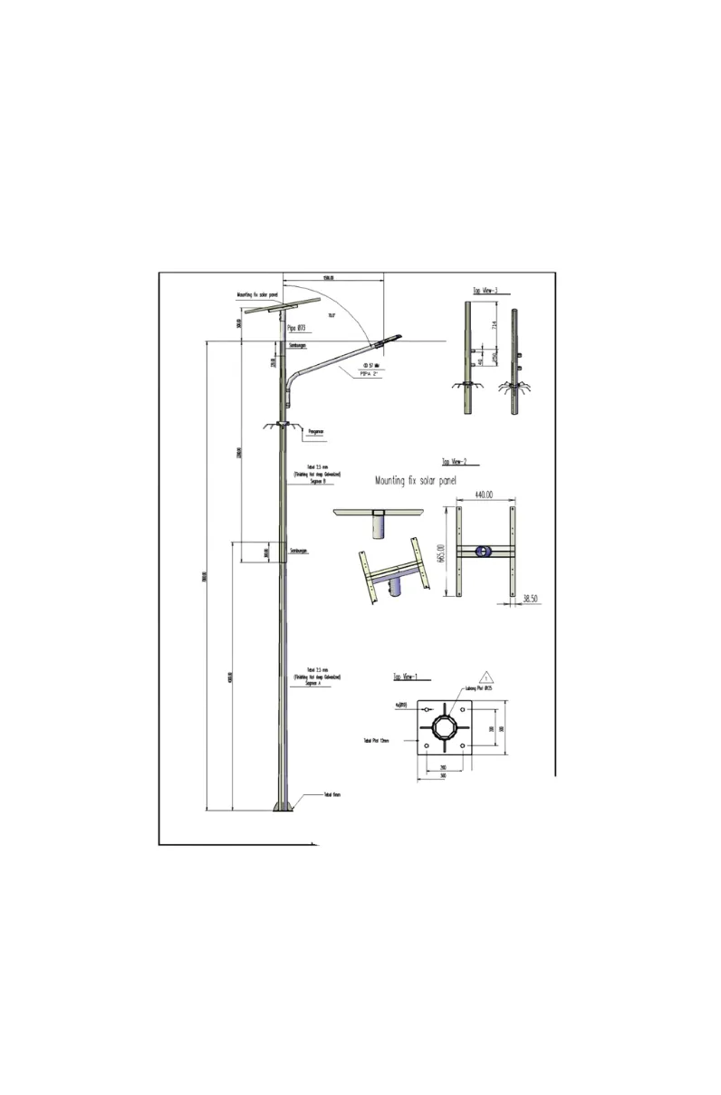 Gambar CGP TIANG PJUTS 7M