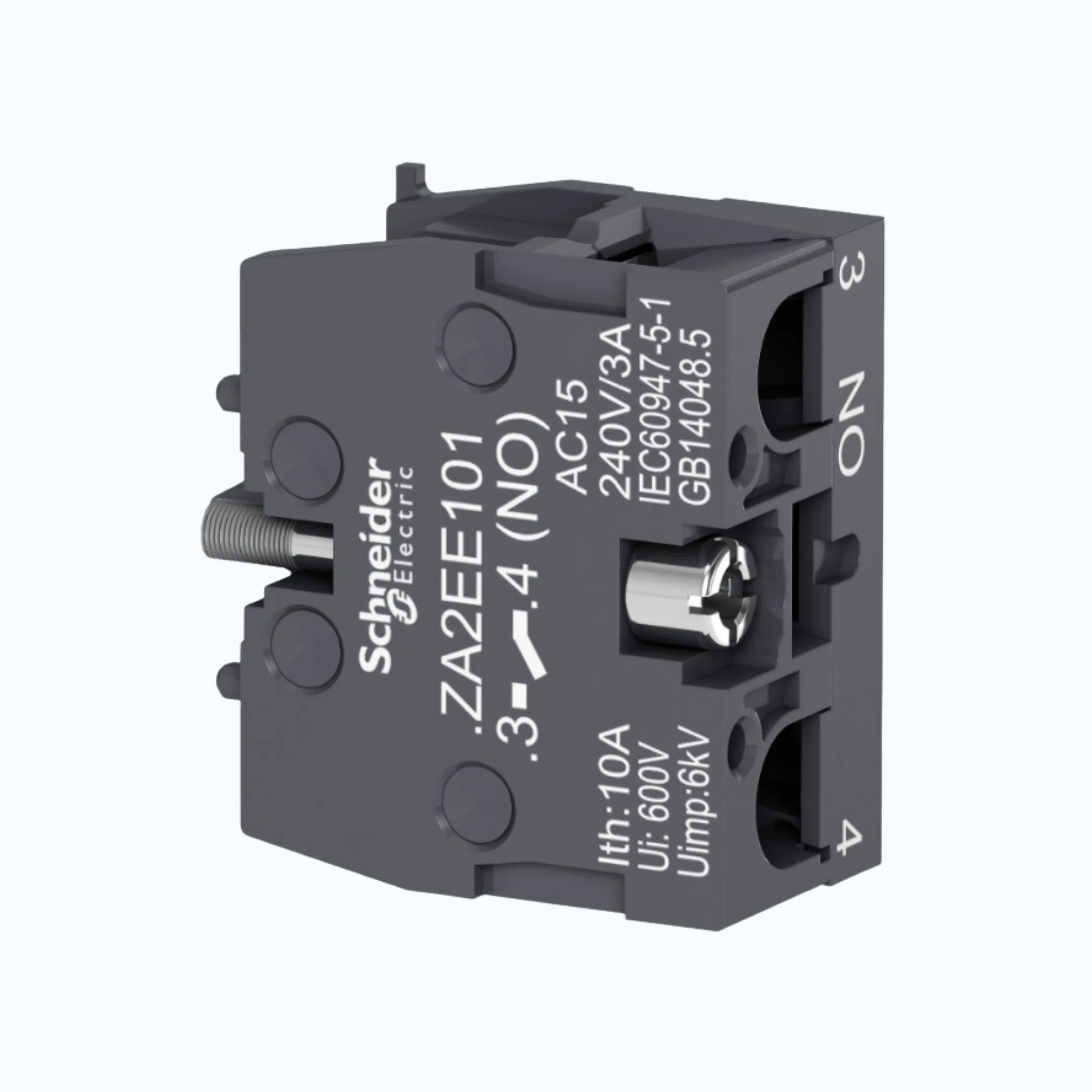 Gambar Schneider Aksesori (Kontak Tambahan)-Kontak 1 N/O-ZA2EE101