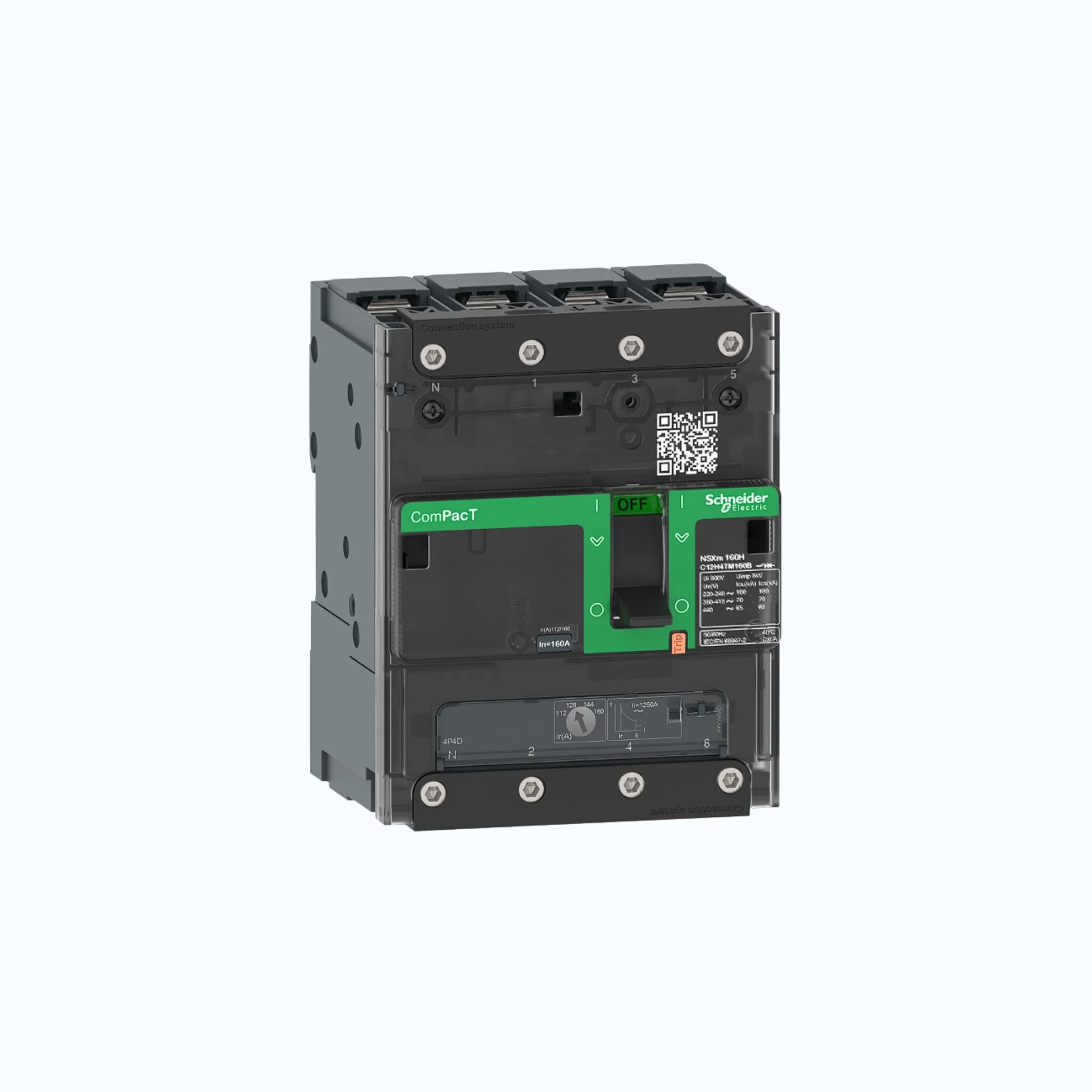 Gambar Schneider Busbar Connectors  4P- ComPacT NSXm dengan E (16 kA)-TM16D- C11E6TM016B