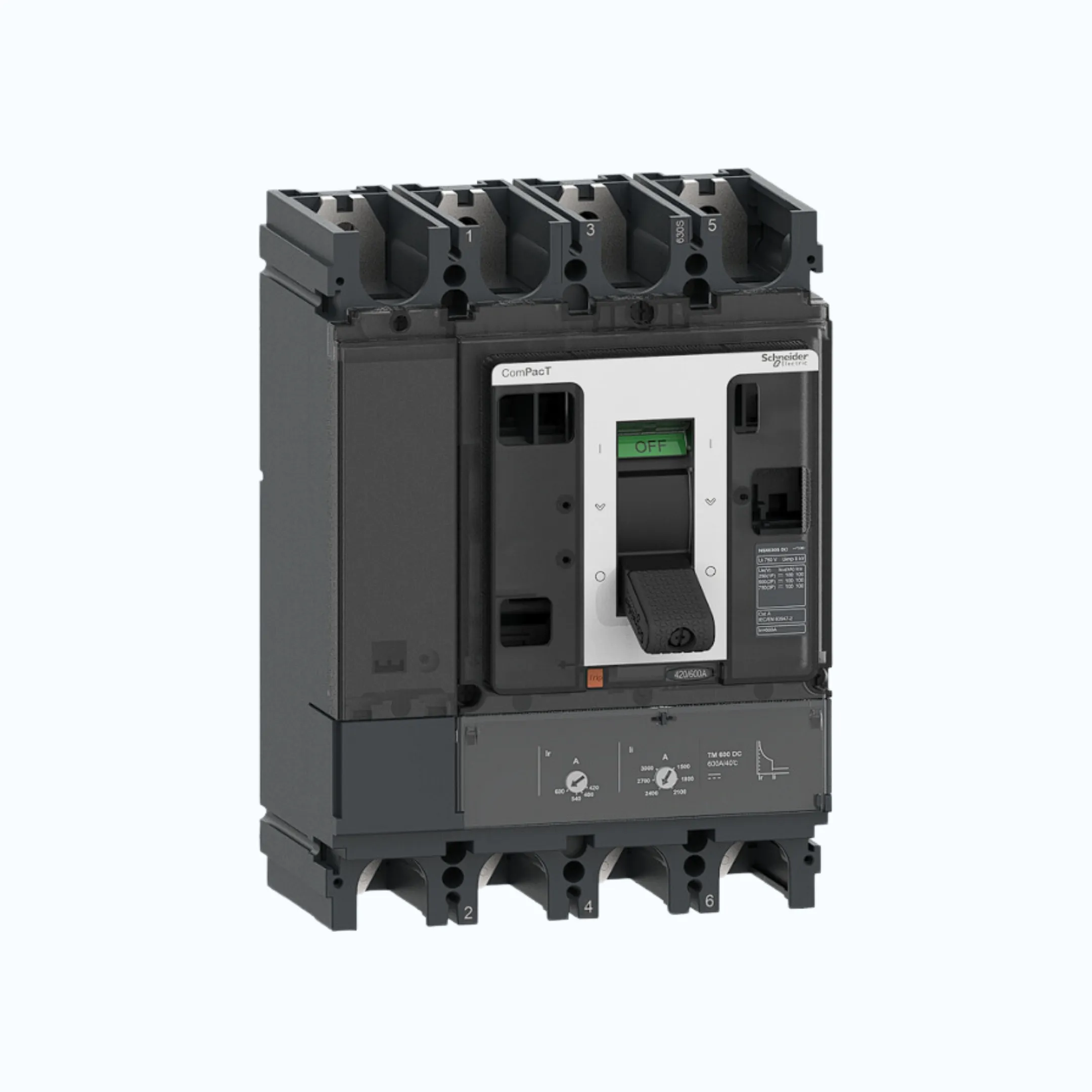 Gambar Schneider ComPacT NSX DC F (36kA) 4P TMD DC 400-C40F4TM400D