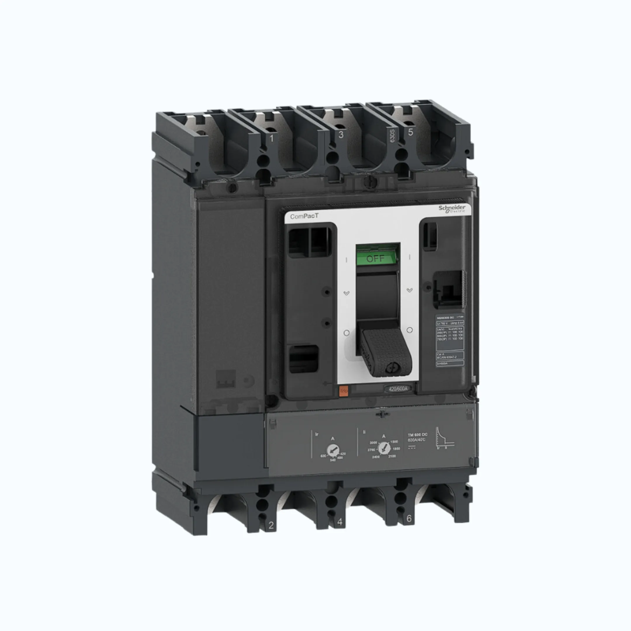 Gambar Schneider ComPacT NSX DC F (36kA) 4P TMD DC 600-C63F4TM600D