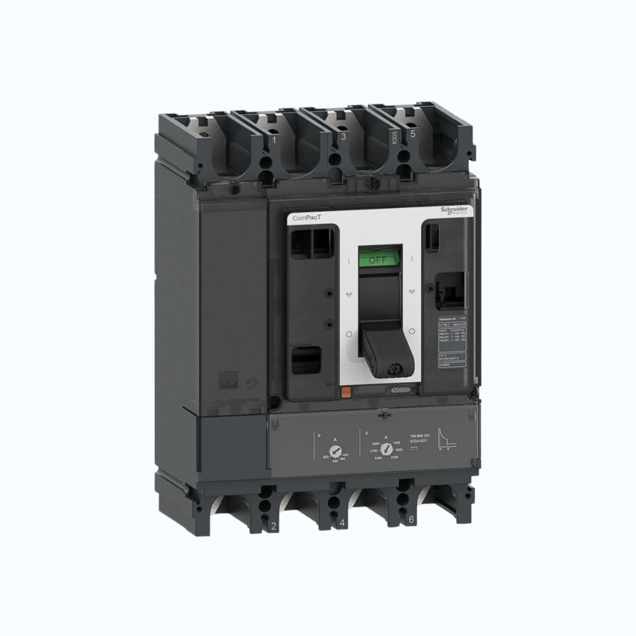 Gambar Schneider ComPacT NSX DC S (100kA) 4P TMD DC 600-C63S4TM600D