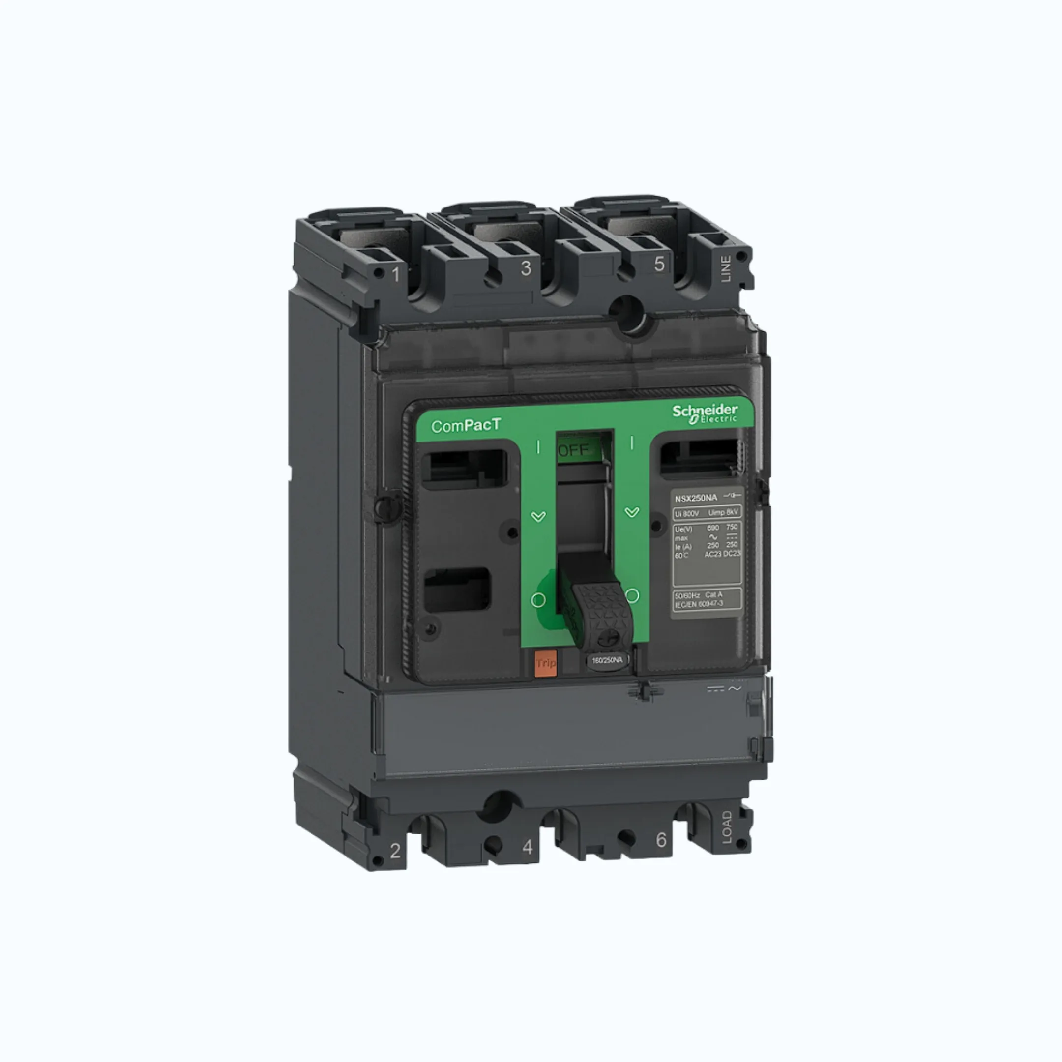 Gambar Schneider Compact 3P Tipe Baru- NSX100NA 100-C103100S