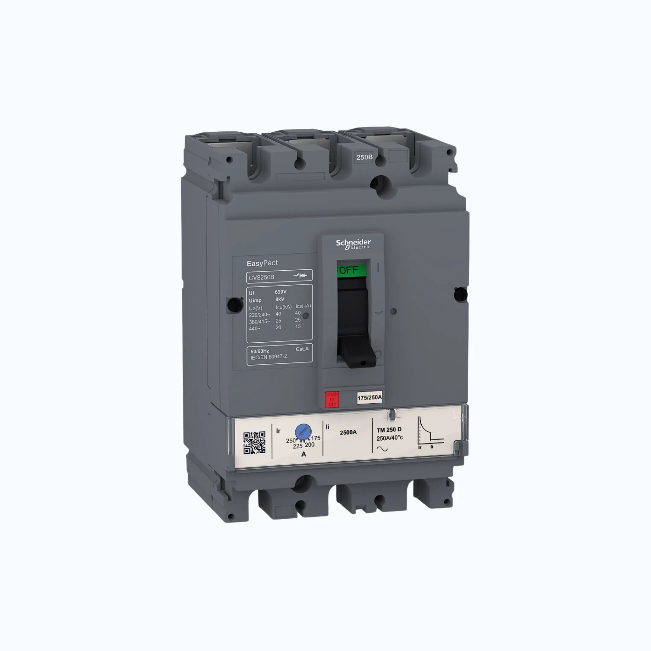 Gambar Schneider Easypact CVS100-250 B (25 kA) 3P- TM25D 17.5-25 300- LV510301