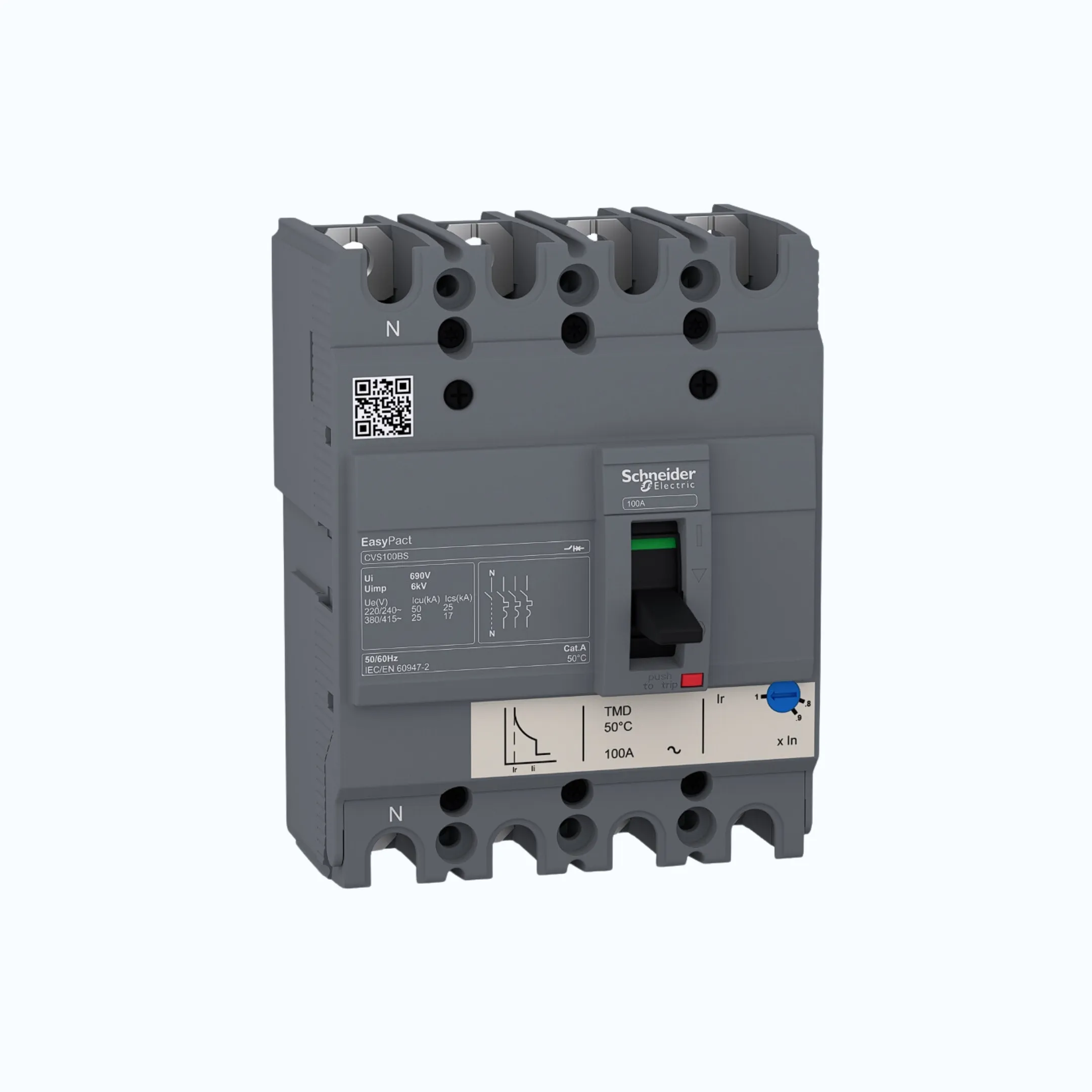 Gambar Schneider Easypact CVS100BS (25 kA)4P-TM63D 50.4-63-LV510956