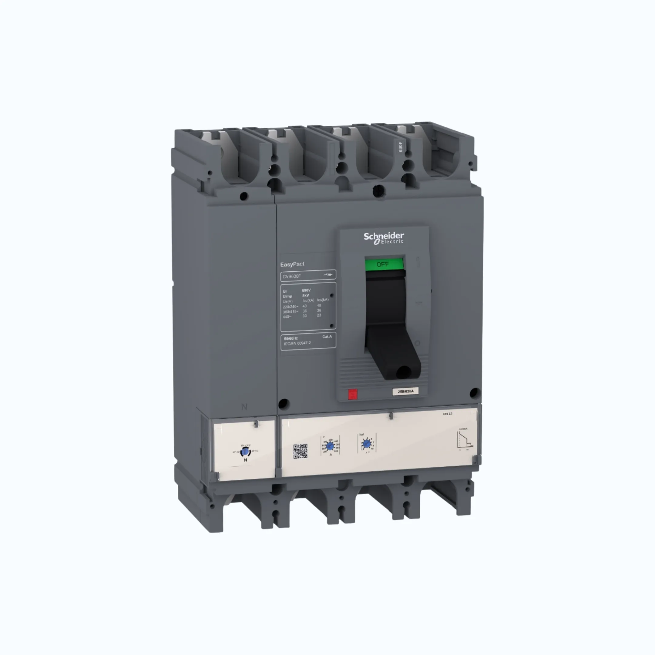 Gambar Schneider Easypact CVS400-600 F(36 kA) 4P- ETS 400 200-400 2-10 ln-LV540506