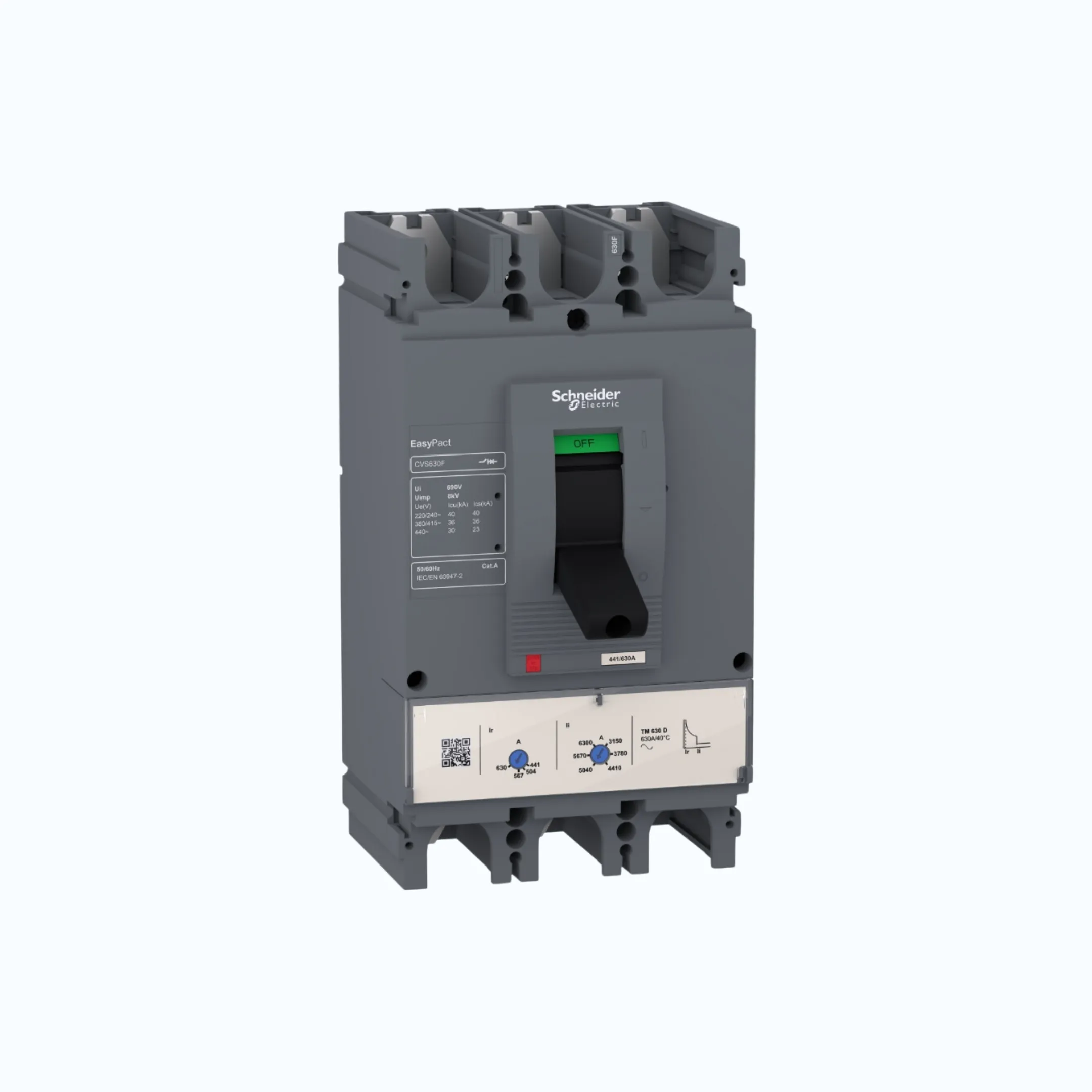 Gambar Schneider Easypact CVS400-600 N (50 kA) 3P- TM320D 224-320 5-10 ln- LV540315