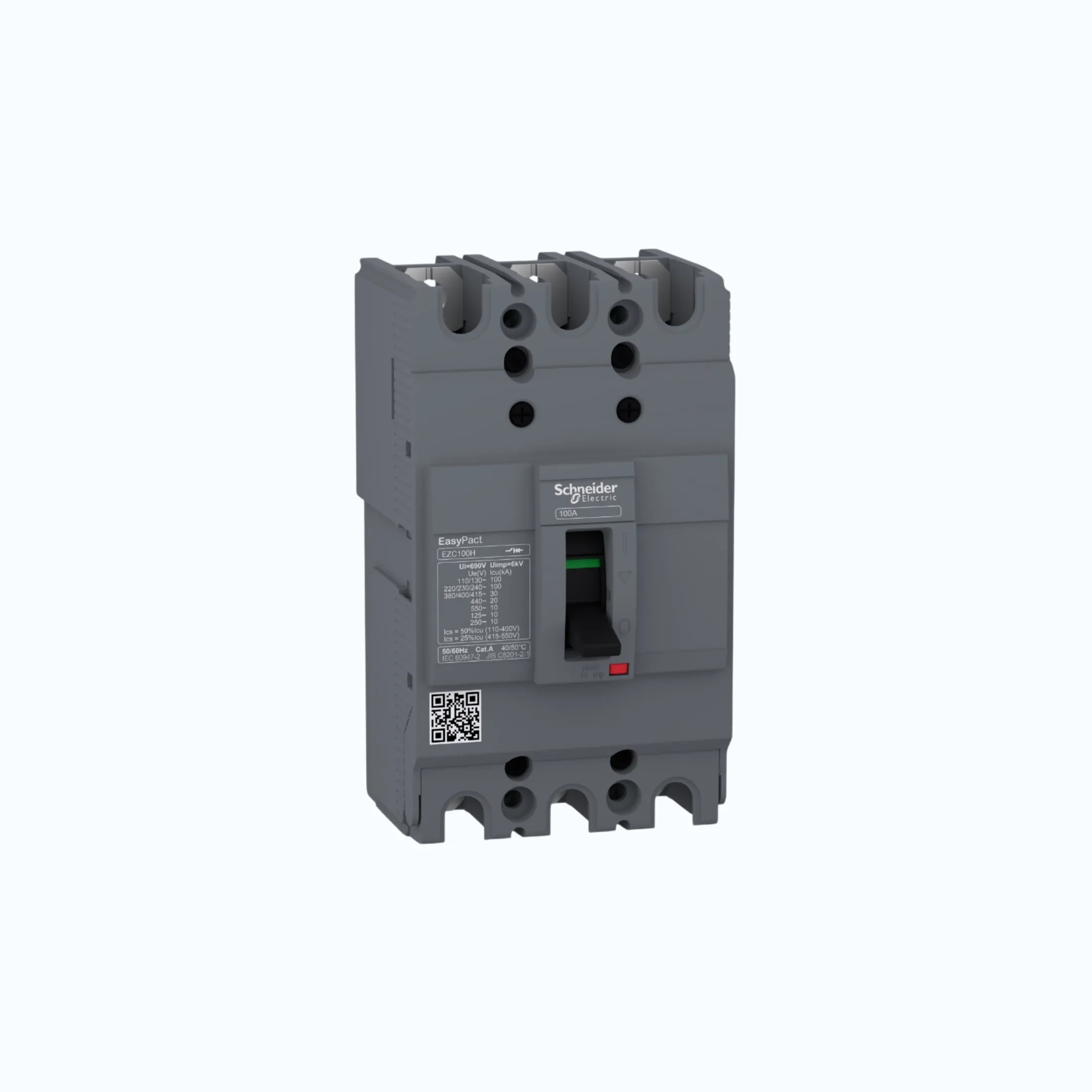 Gambar Schneider Easypact EZC100H (30 kA @415V AC / 10 kA @125V DC; 250V DC) 3P- EZC100H 15- EZC100H3015