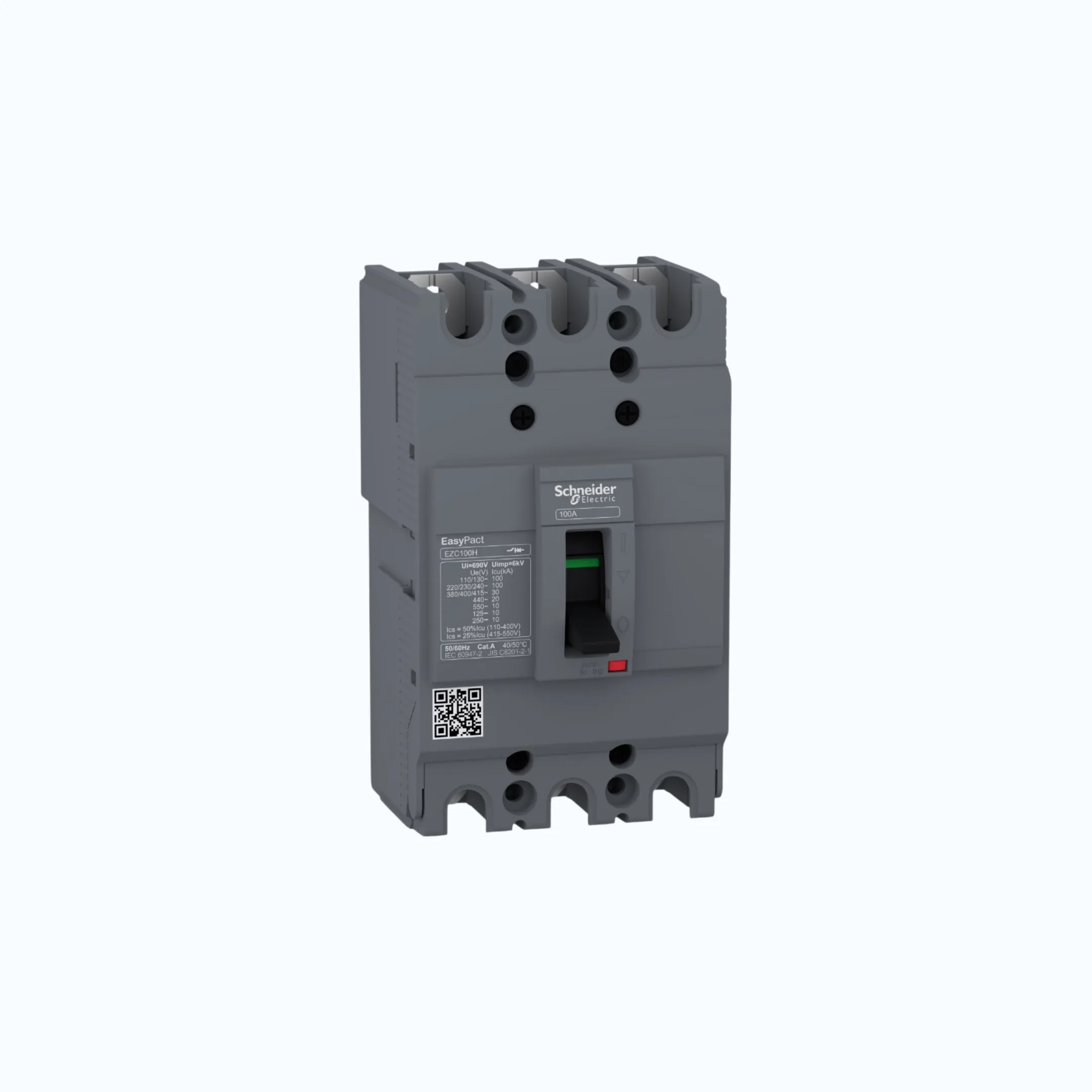 Gambar Schneider Easypact EZC100H (30 kA @415V AC / 10 kA @125V DC; 250V DC) 3P- EZC100H 25- EZC100H3025