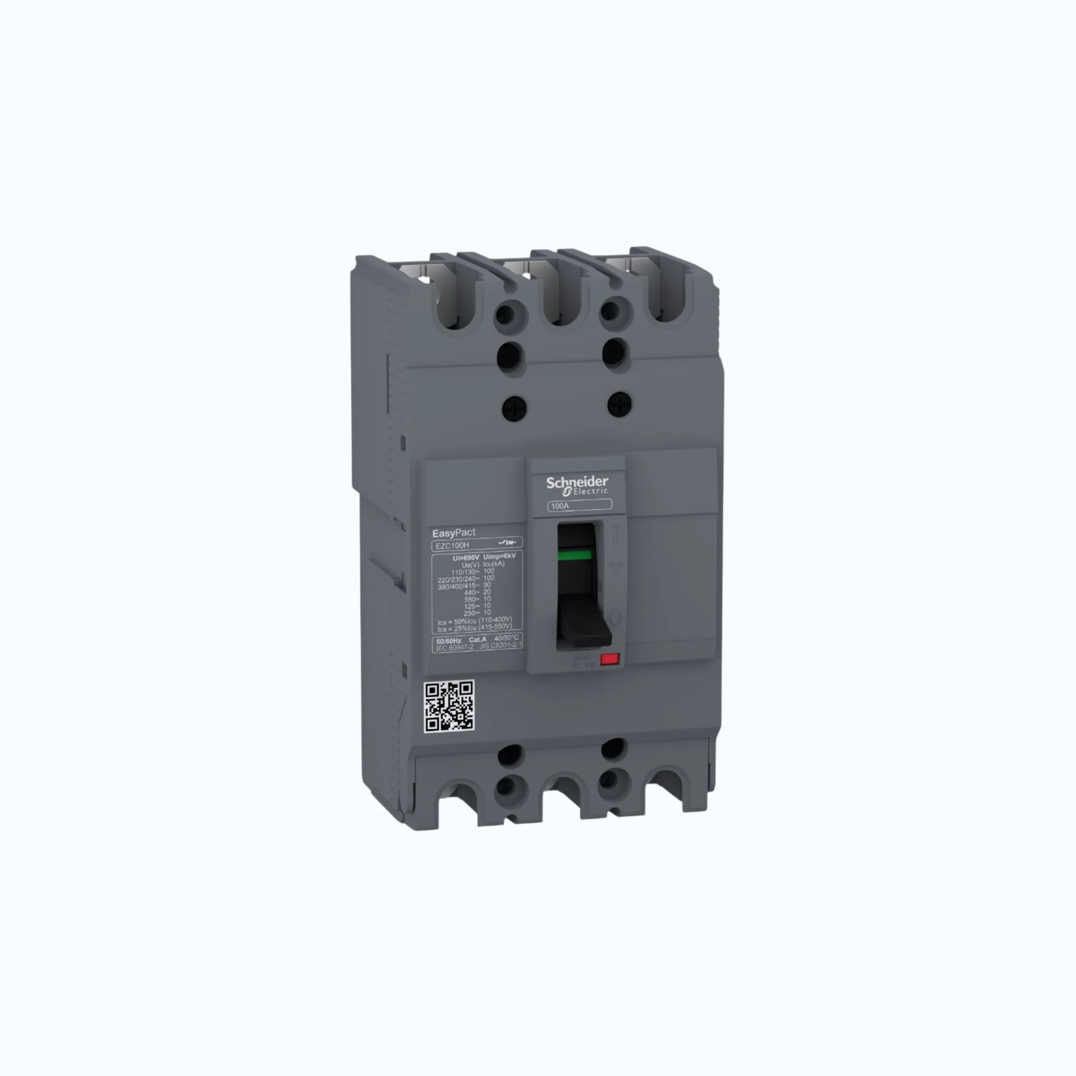 Gambar Schneider Easypact EZC100H (30 kA @415V AC / 10 kA @125V DC; 250V DC) 3P- EZC100H 30- EZC100H3030