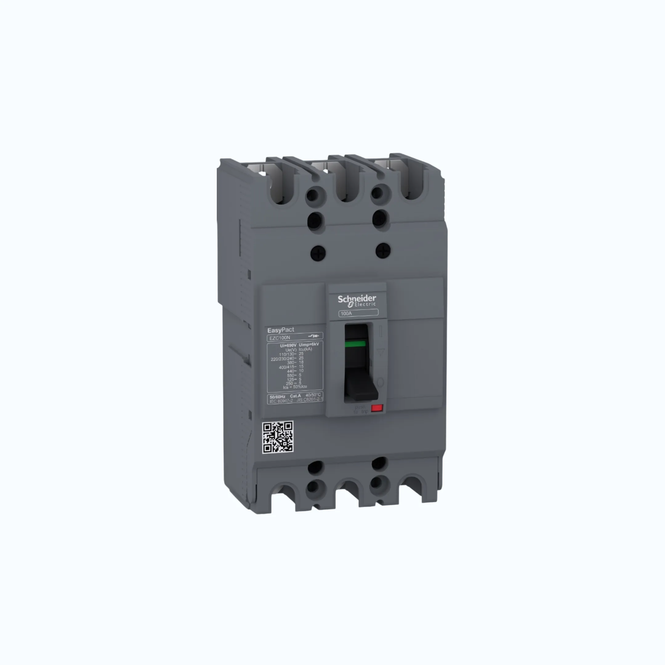 Gambar Schneider Easypact EZC100N (18 kA @380V AC / 15 kA @415V AC / 5 kA @125V DC; 250V DC) 3P -EZC100N 50- EZC100N3050