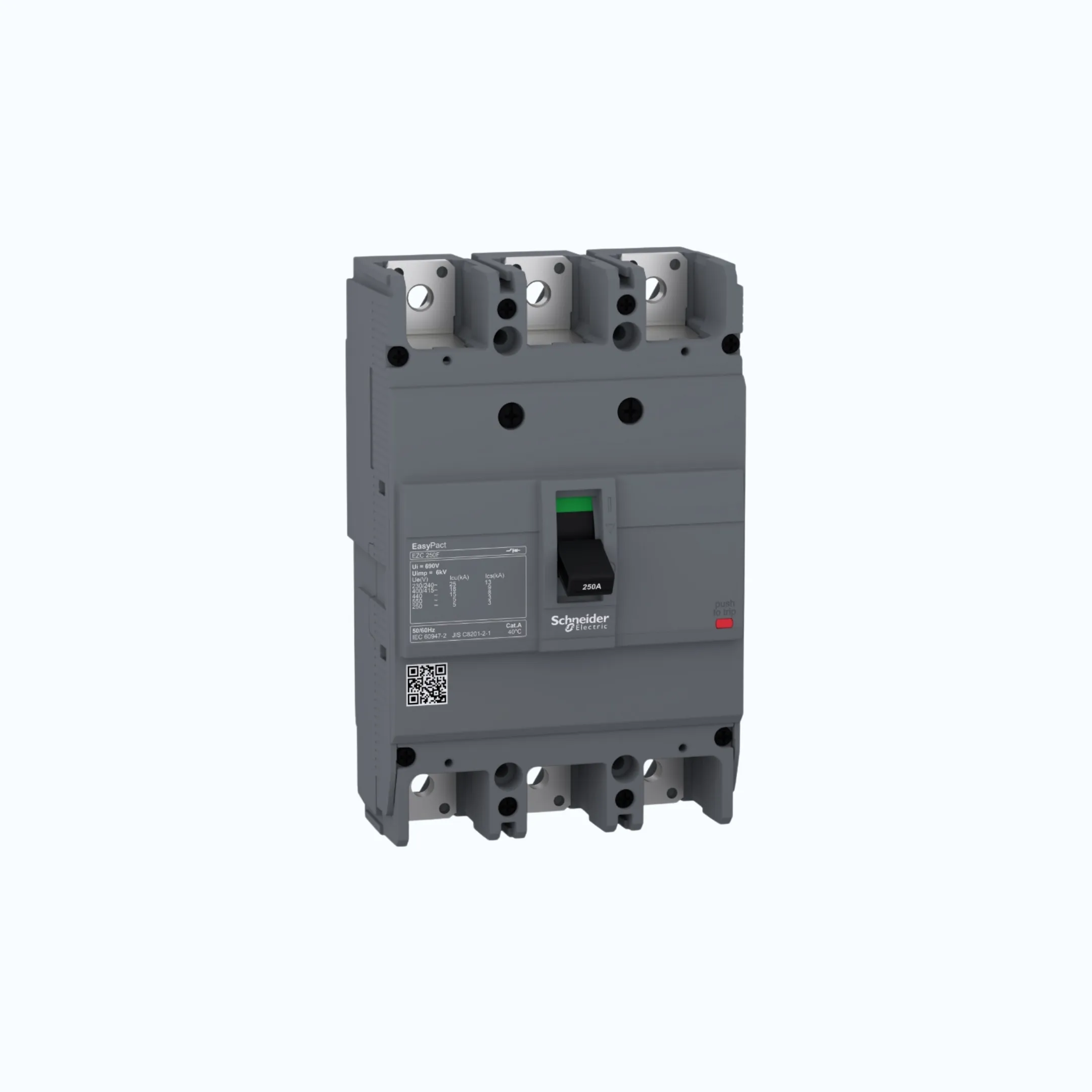 Gambar Schneider Easypact EZC250F (18 kA @415V AC / 5 kA @125V DC; 250V DC) 3P- EZC250F 200- EZC250F3200