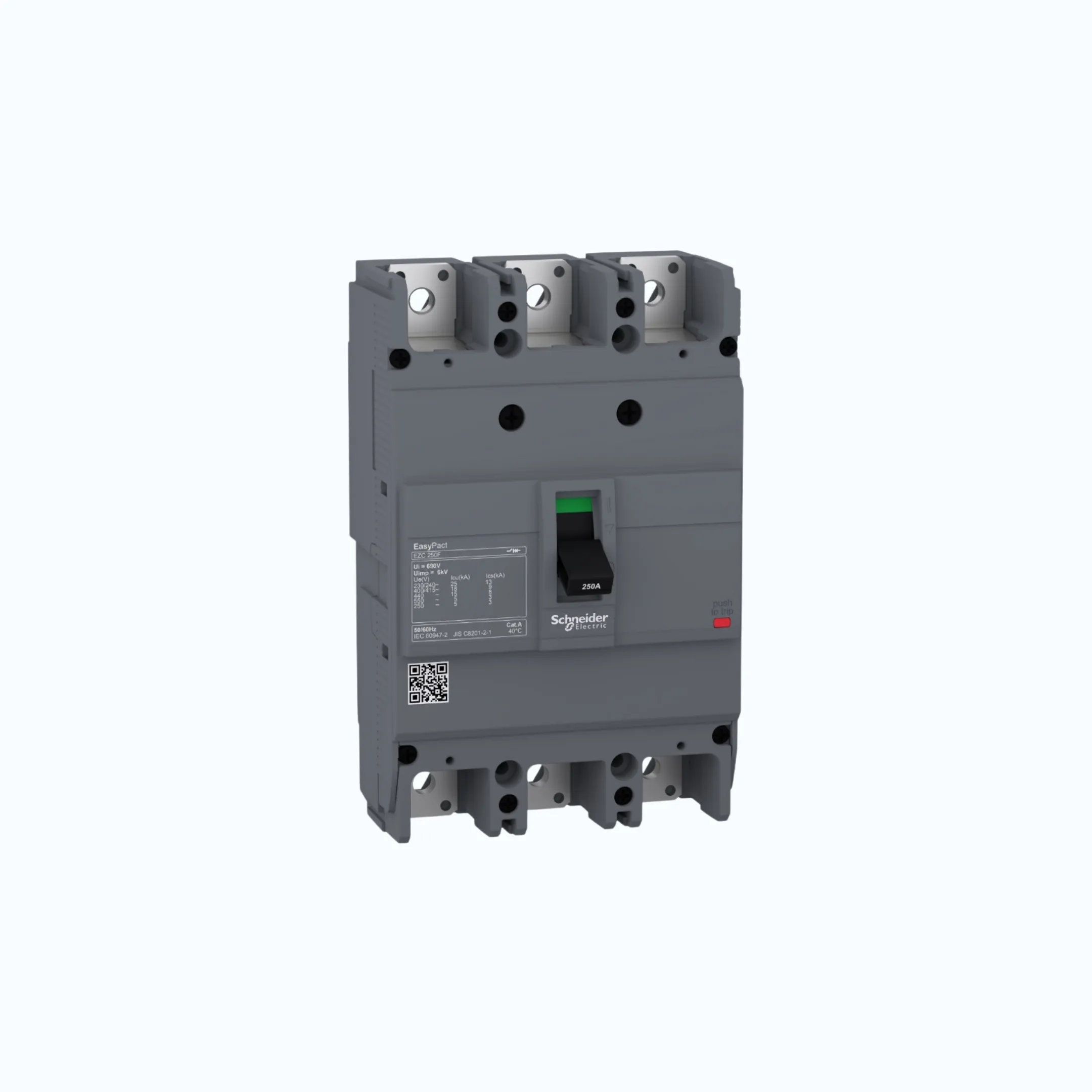 Gambar Schneider Easypact EZC250F (18 kA @415V AC / 5 kA @125V DC; 250V DC) 3P- EZC250F 250-EZC250F3250