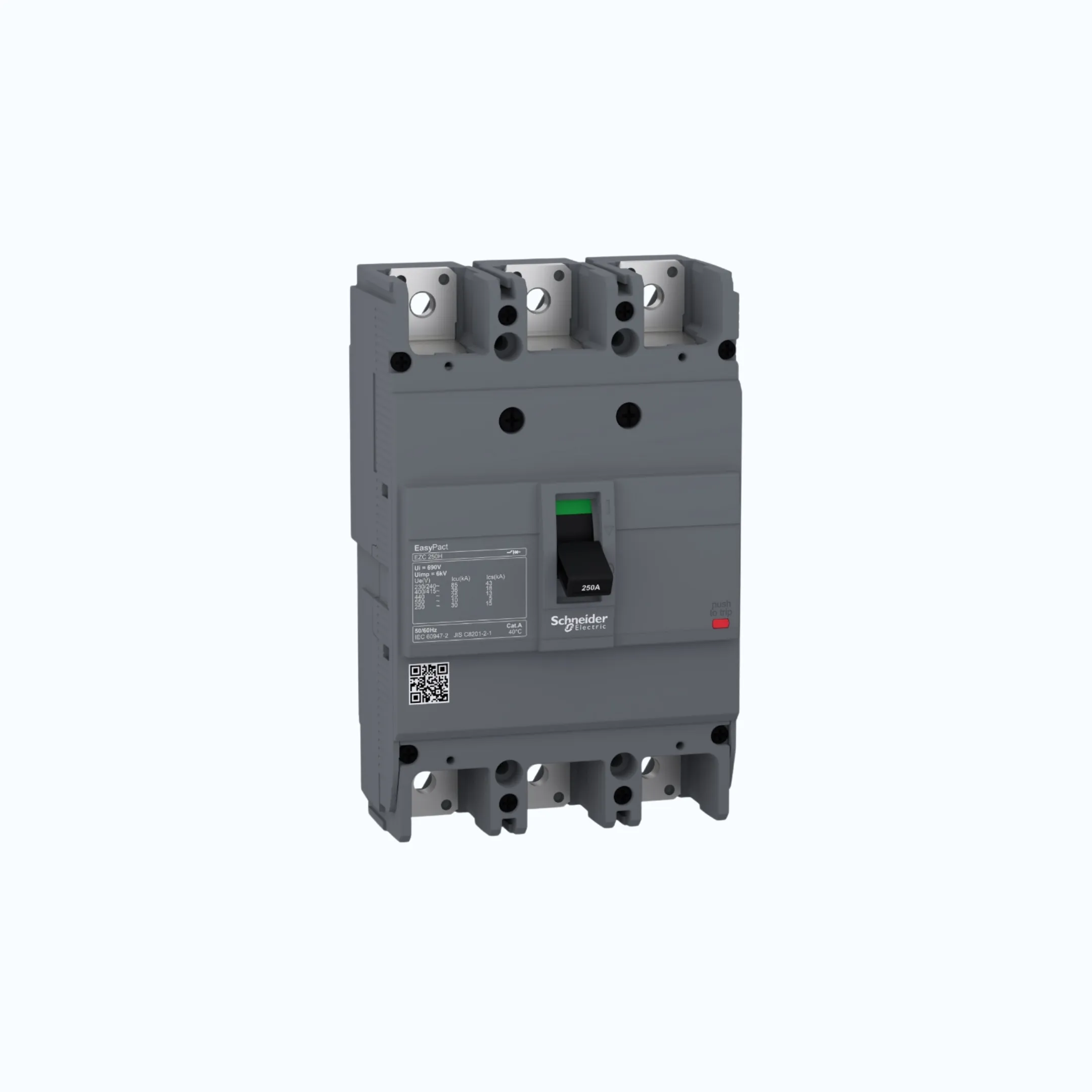 Gambar Schneider Easypact EZC250H (36 kA @415V AC / 30 kA @125V DC; 250V DC)3P - EZC250H 100-EZC250H3100