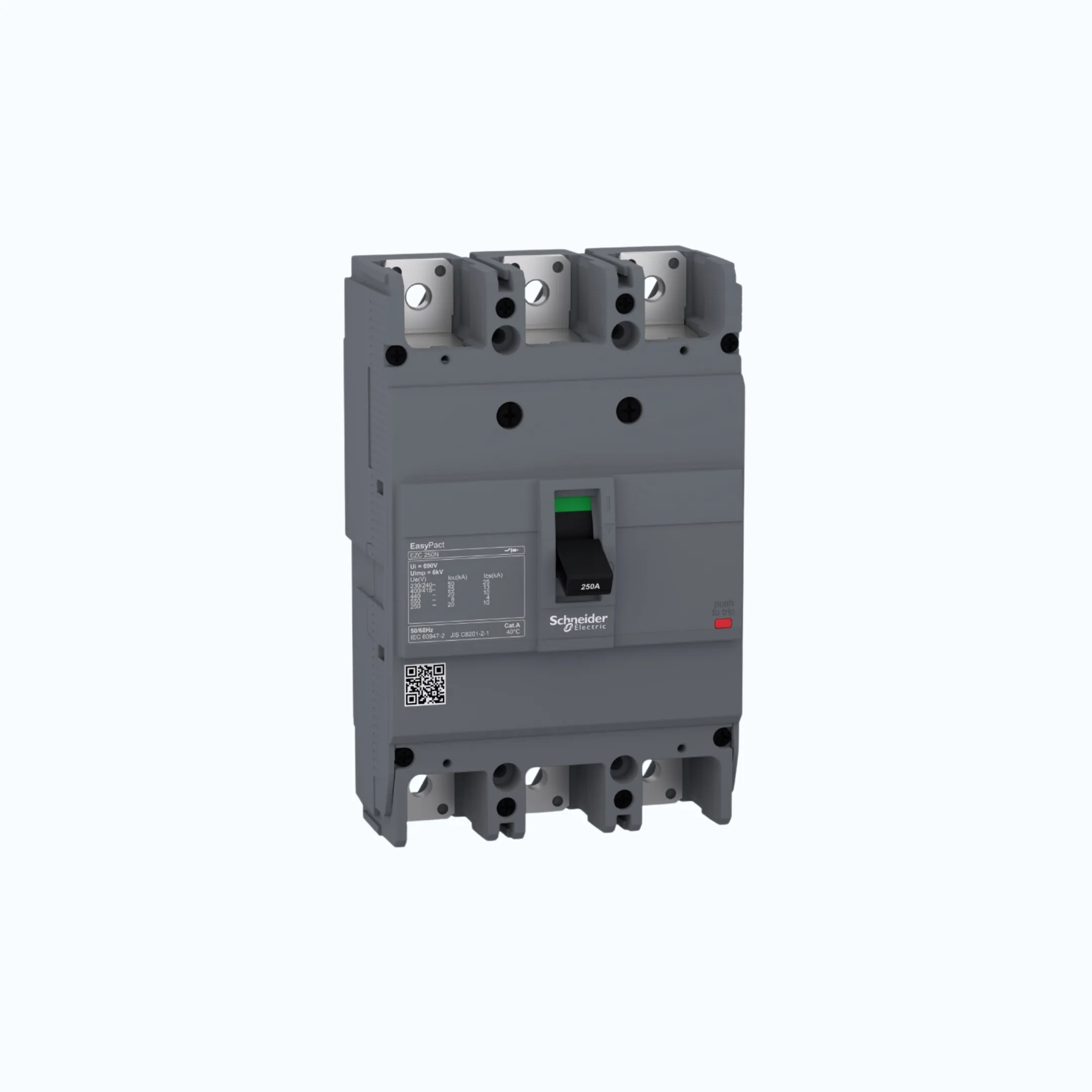 Gambar Schneider Easypact EZC250N (25 kA @415V AC / 10 kA @125V DC; 250V DC) 3P- EZC250N 200- EZC250N3200