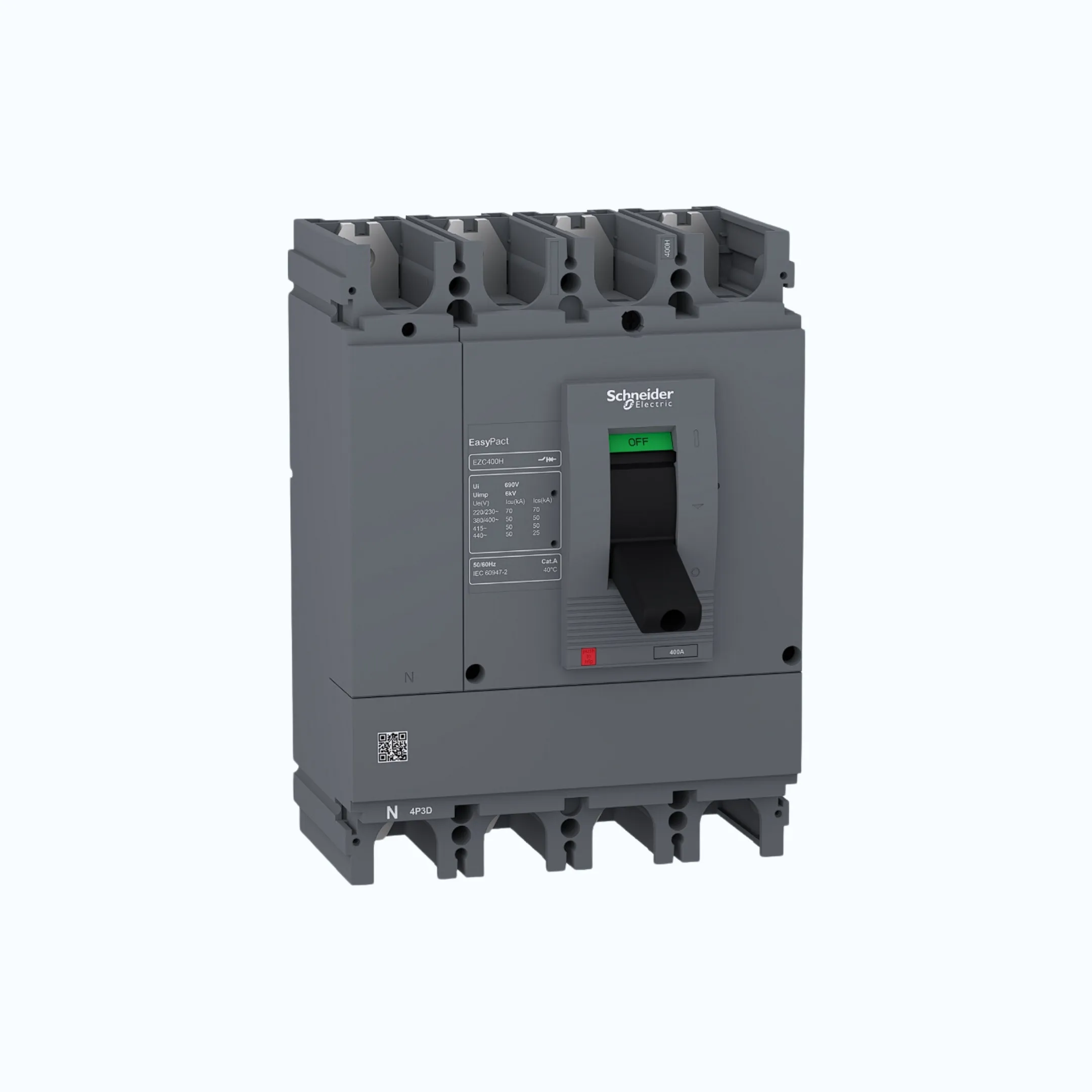 Gambar Schneider Easypact EZC400H (50 kA @415V AC)4P- EZC400H 320-EZC400H4320N