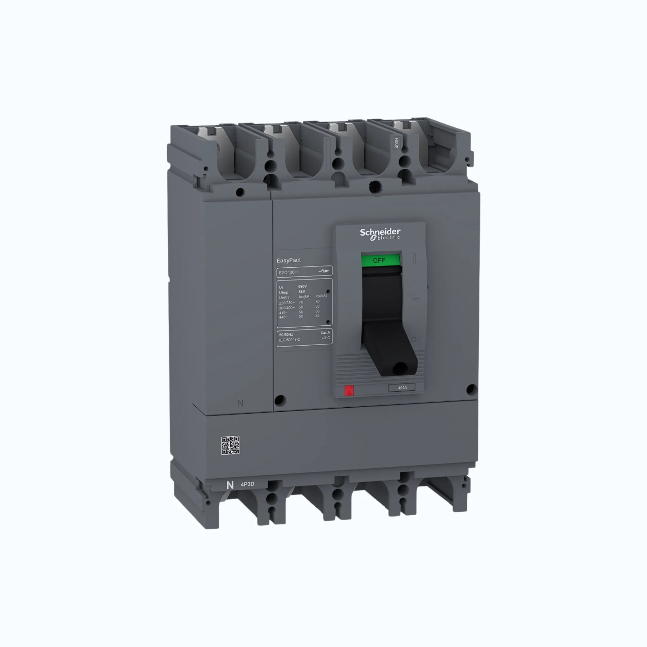 Gambar Schneider Easypact EZC400H (50 kA @415V AC)4P- EZC400H 350-EZC400H4350N
