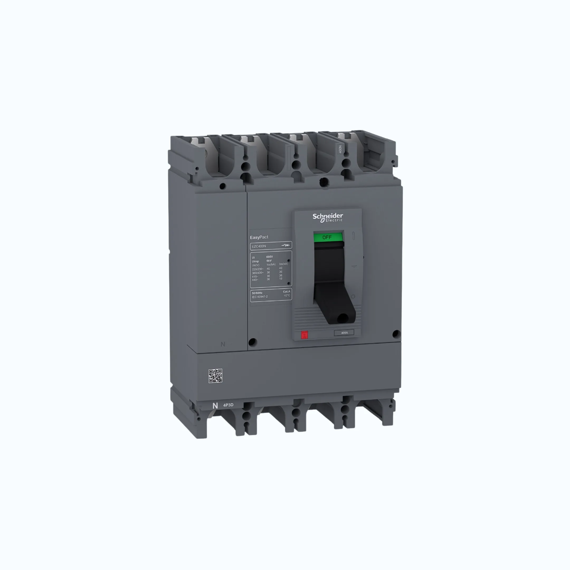 Gambar Schneider Easypact EZC400N (36 kA @415V AC)4P- EZC400N 350-EZC400N4350N