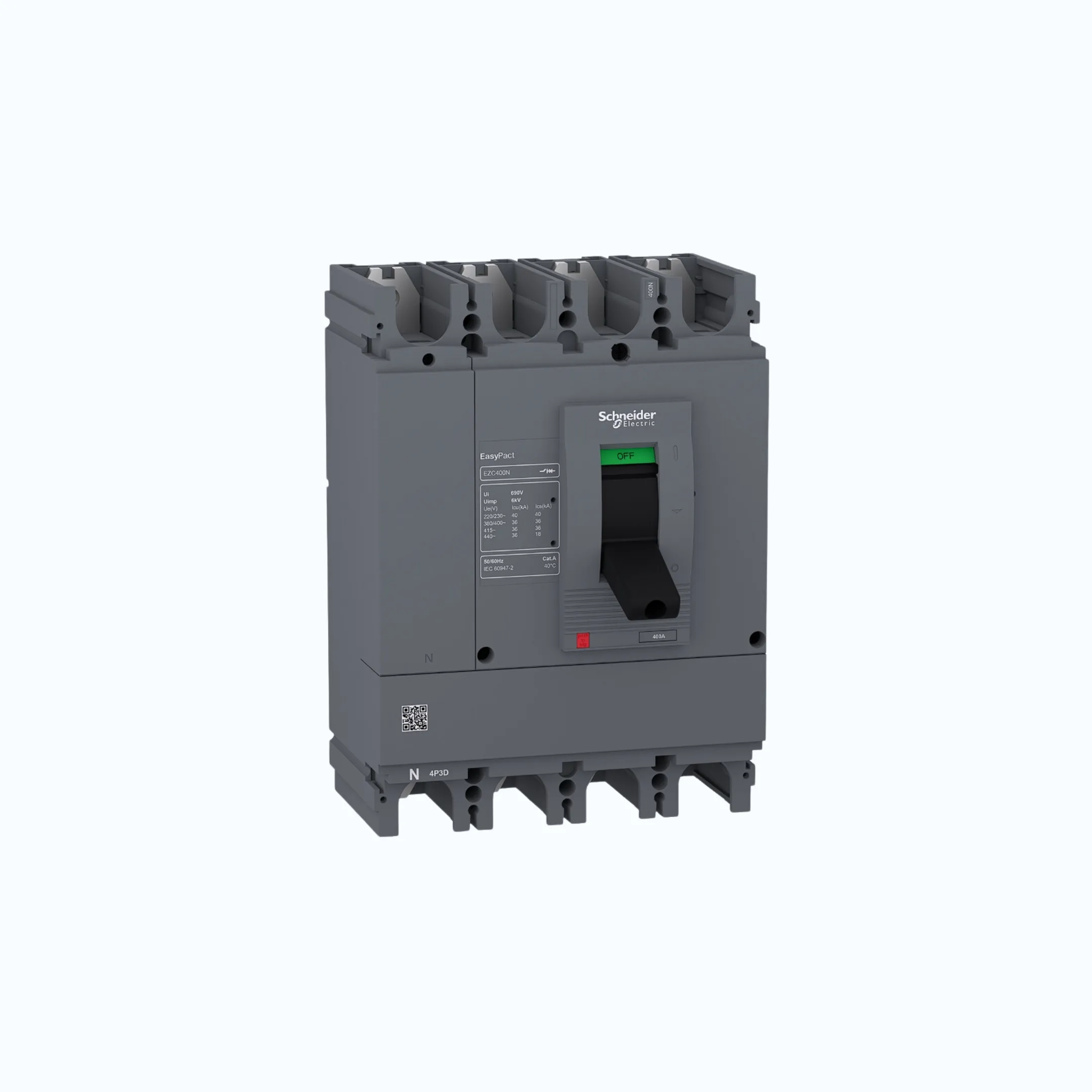 Gambar Schneider Easypact EZC400N (36 kA @415V AC)4P- EZC400N 400-EZC400N4400N