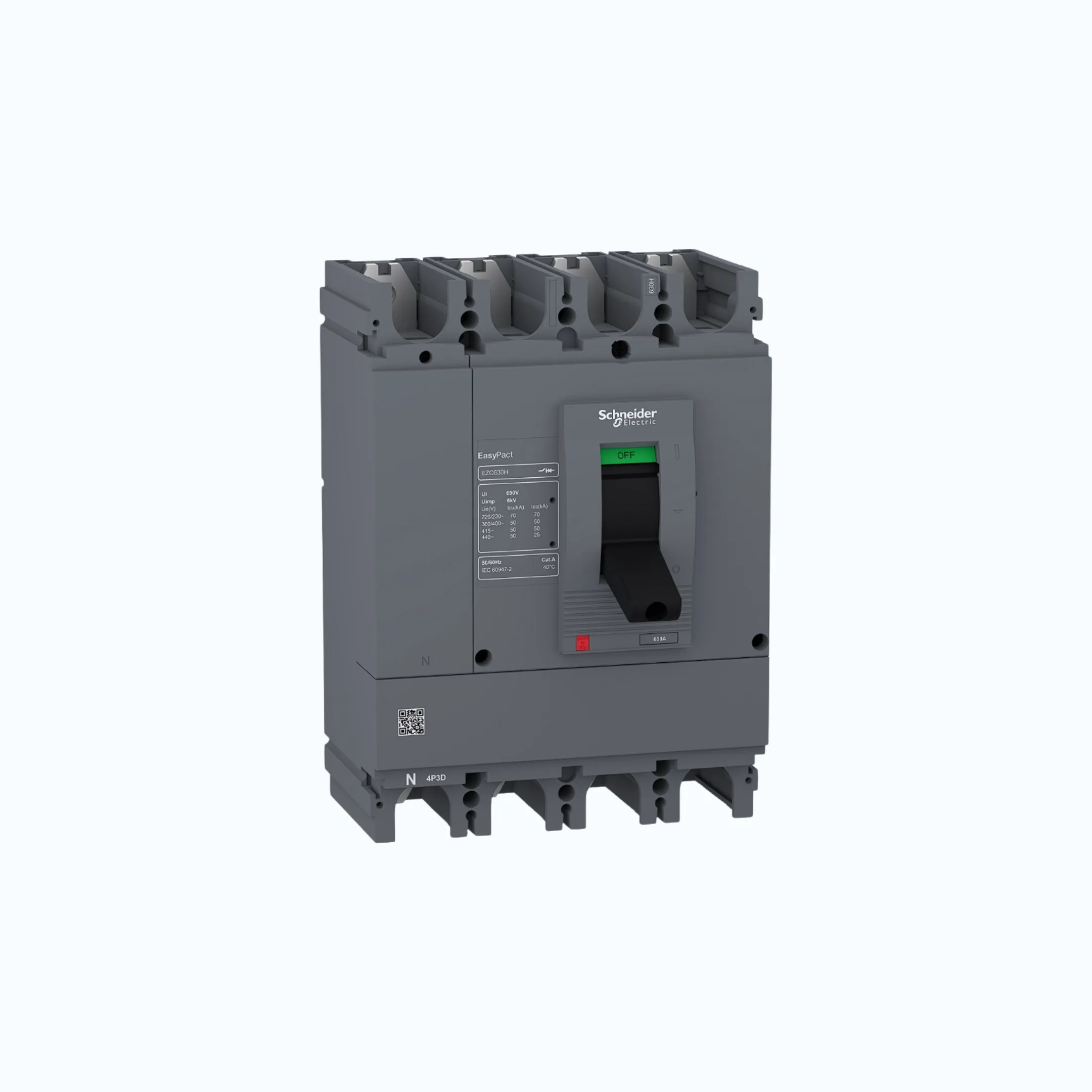 Gambar Schneider Easypact EZC630H (50 kA @415V AC)4P- EZC630H 630-EZC630H4630N