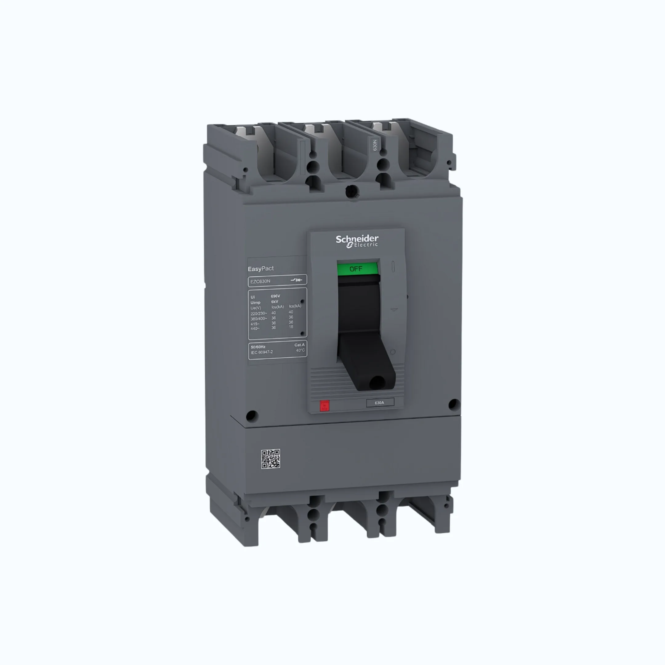Gambar Schneider Easypact EZC630N (36 kA @415V AC)3P- EZC630N 600- EZC630N3600N