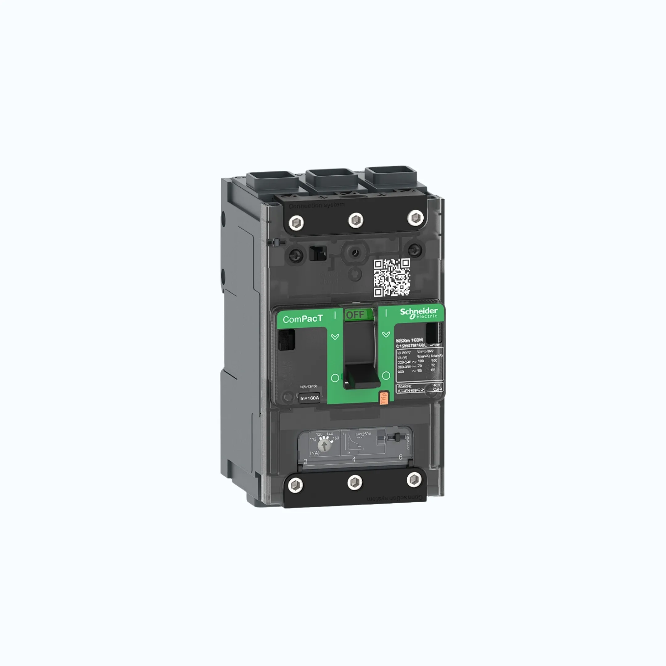 Gambar Schneider EverlinkTM Connectors  3P-ComPacT NSXm dengan E (16 kA) TM16D-C11E3TM016L