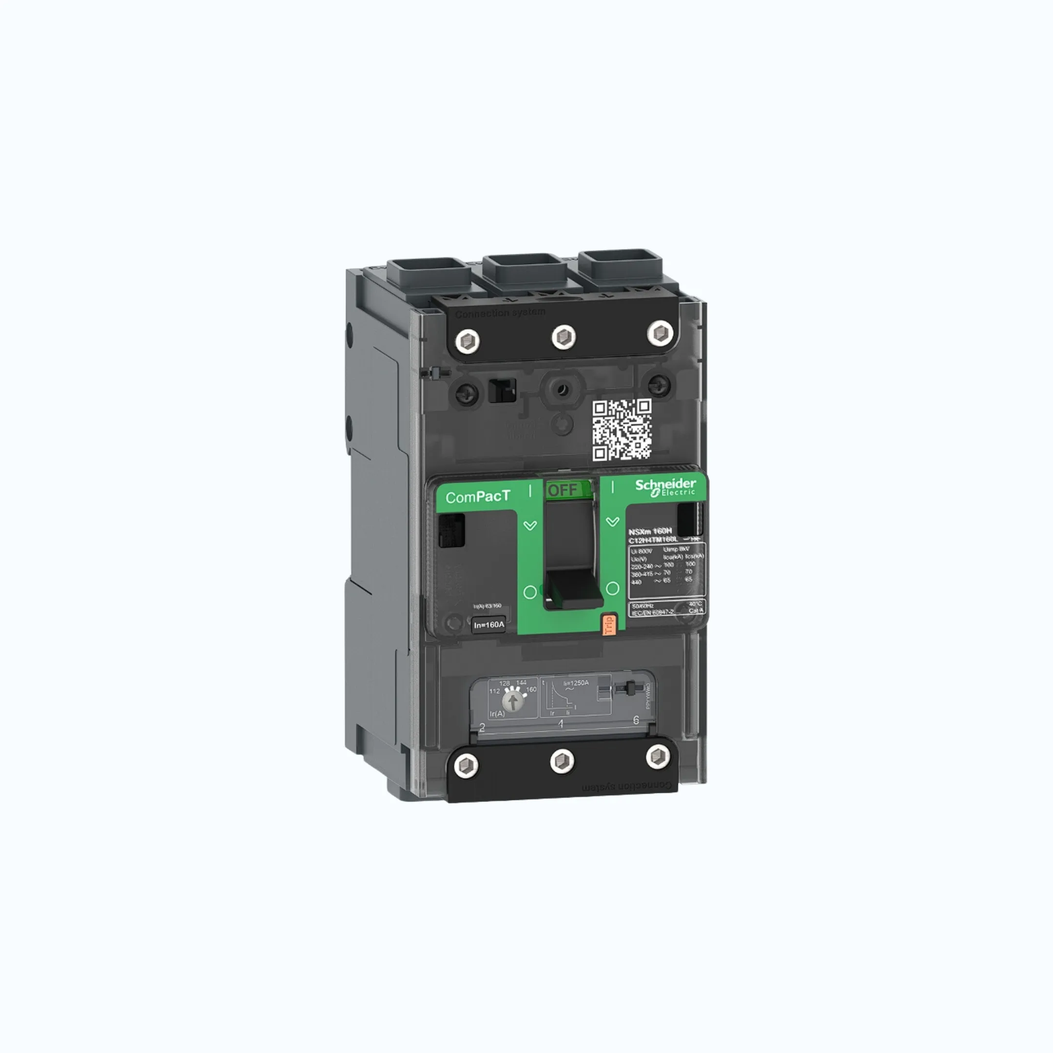 Gambar Schneider EverlinkTM Connectors  3P-ComPacT NSXm dengan F (36 kA)- TM16D-C11F3TM016L