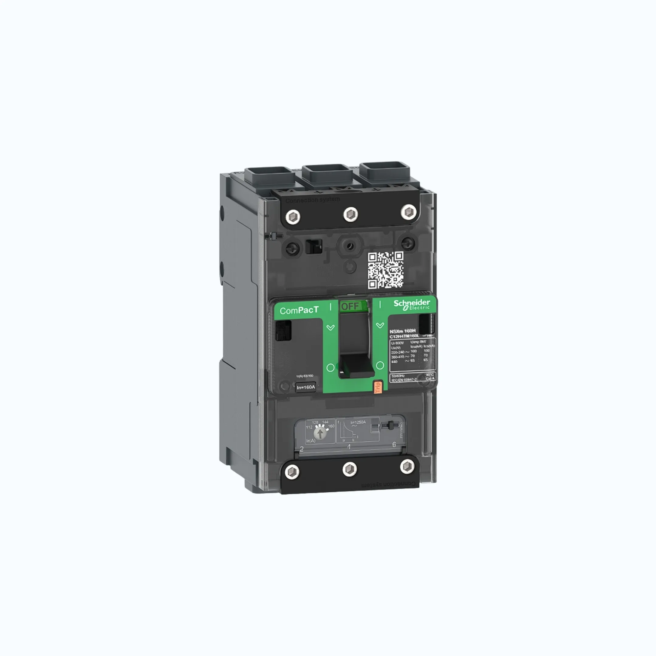 Gambar Schneider EverlinkTM Connectors  3P-ComPacT NSXm dengan H (70 kA)-TM25D- C11H3TM025L