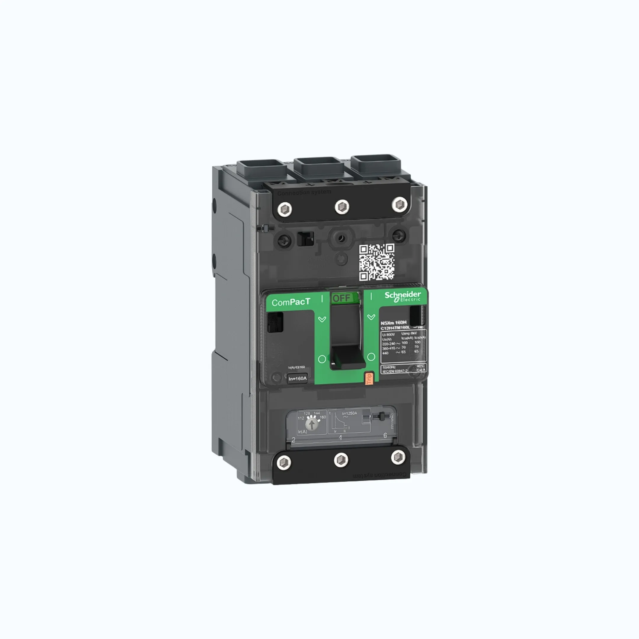 Gambar Schneider EverlinkTM Connectors  3P-ComPacT NSXm dengan H (70 kA)-TM50D- C11H3TM050L
