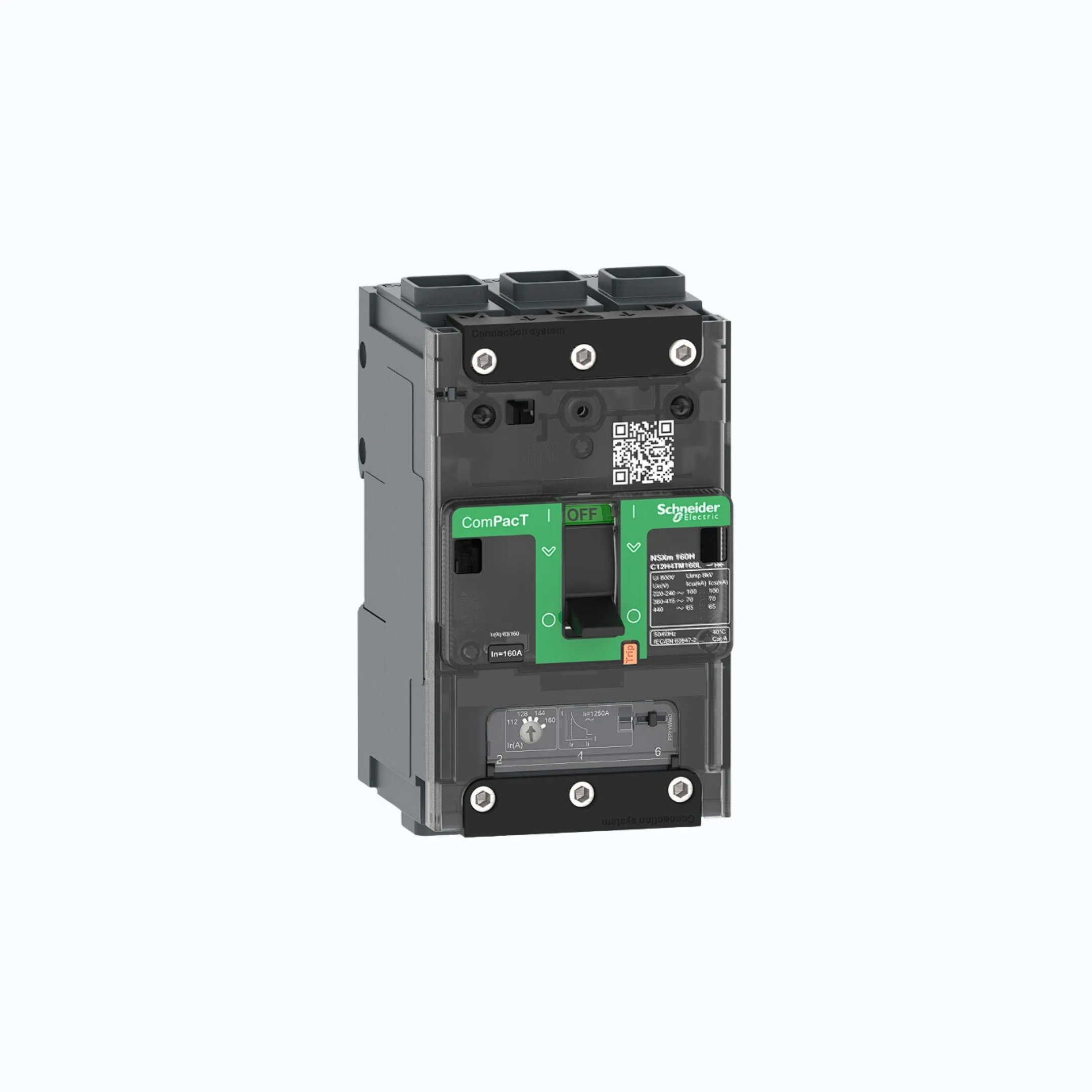 Gambar Schneider EverlinkTM Connectors  3P-ComPacT NSXm dengan N (50 kA)- TM16D- C11N3TM016L