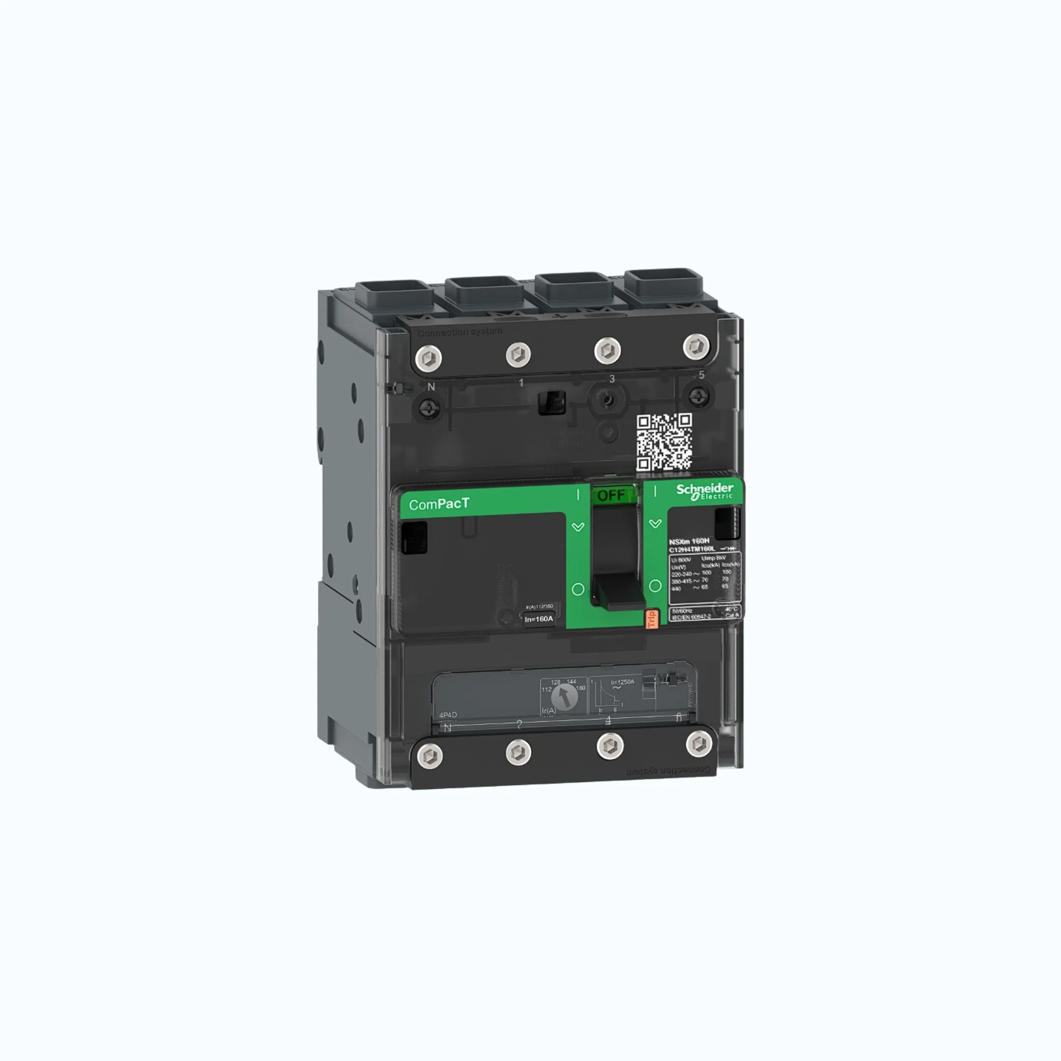 Gambar Schneider EverlinkTM Connectors  4P-ComPacT NSXm dengan F (36 kA)-TM32D-C11F6TM032L