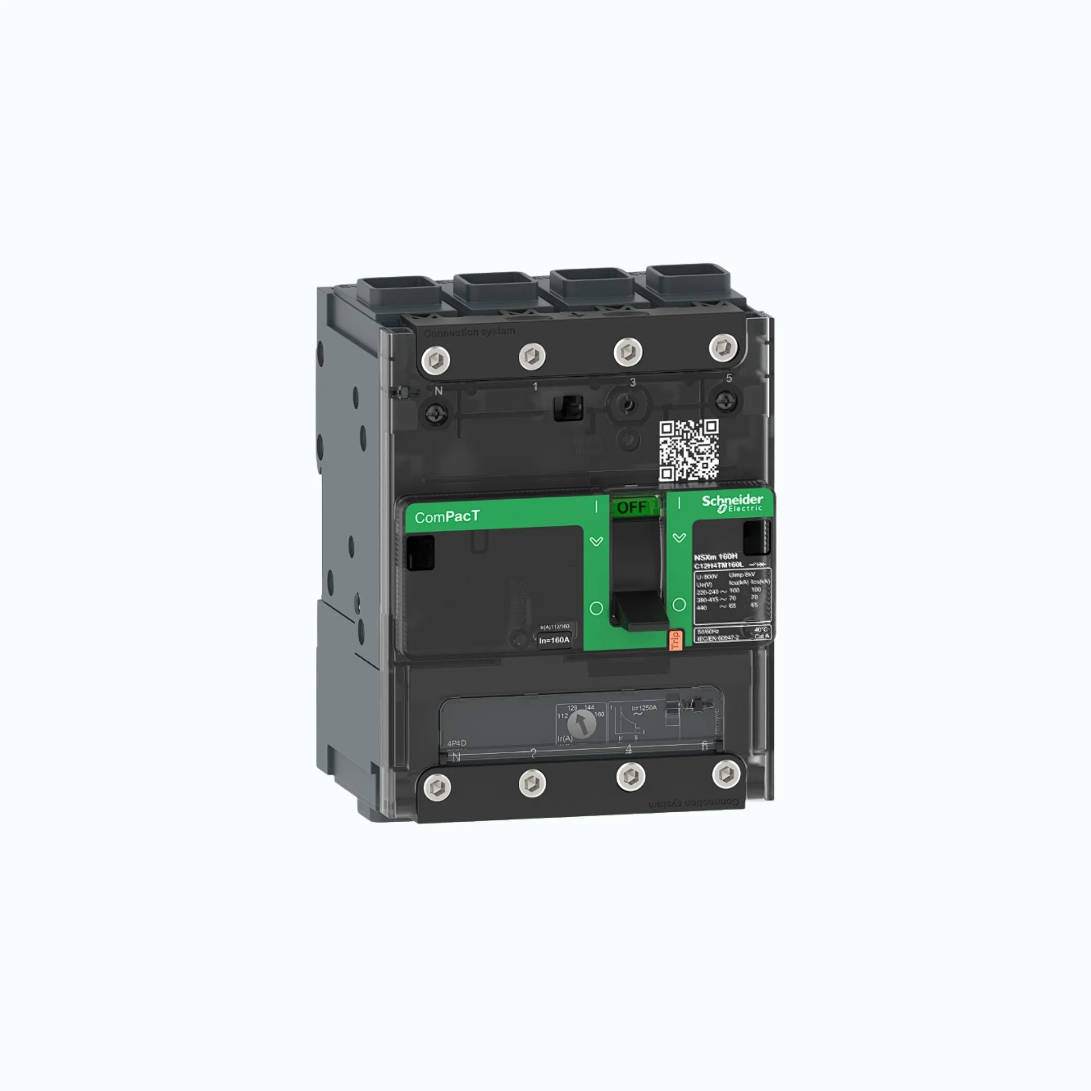 Gambar Schneider EverlinkTM Connectors  4P-ComPacT NSXm dengan F (36 kA)-TM63D-C11F6TM063L
