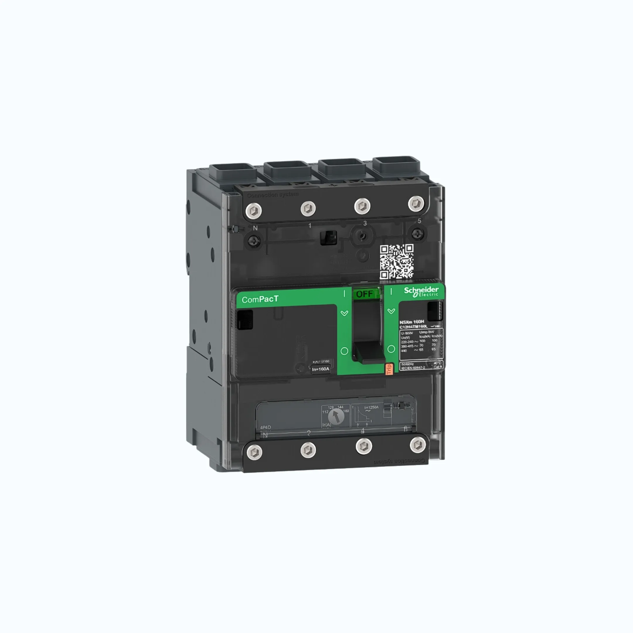 Gambar Schneider EverlinkTM Connectors  4P-ComPacT NSXm dengan H (70 kA)-TM25D-C11H6TM025L