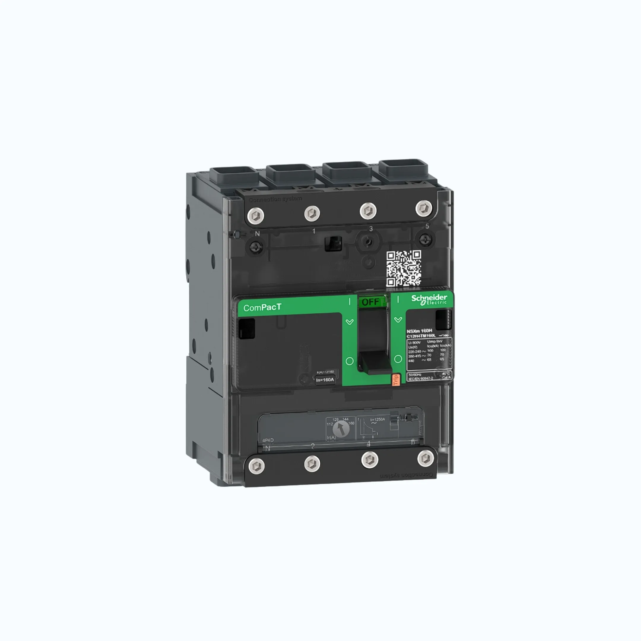Gambar Schneider EverlinkTM Connectors  4P-ComPacT NSXm dengan N (50 kA)-TM50D-C11N6TM050L