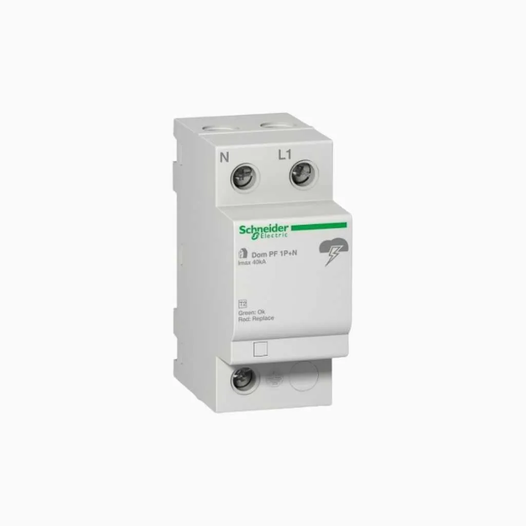 Gambar Schneider Surge Arrester Domae PF 1P N 40kA