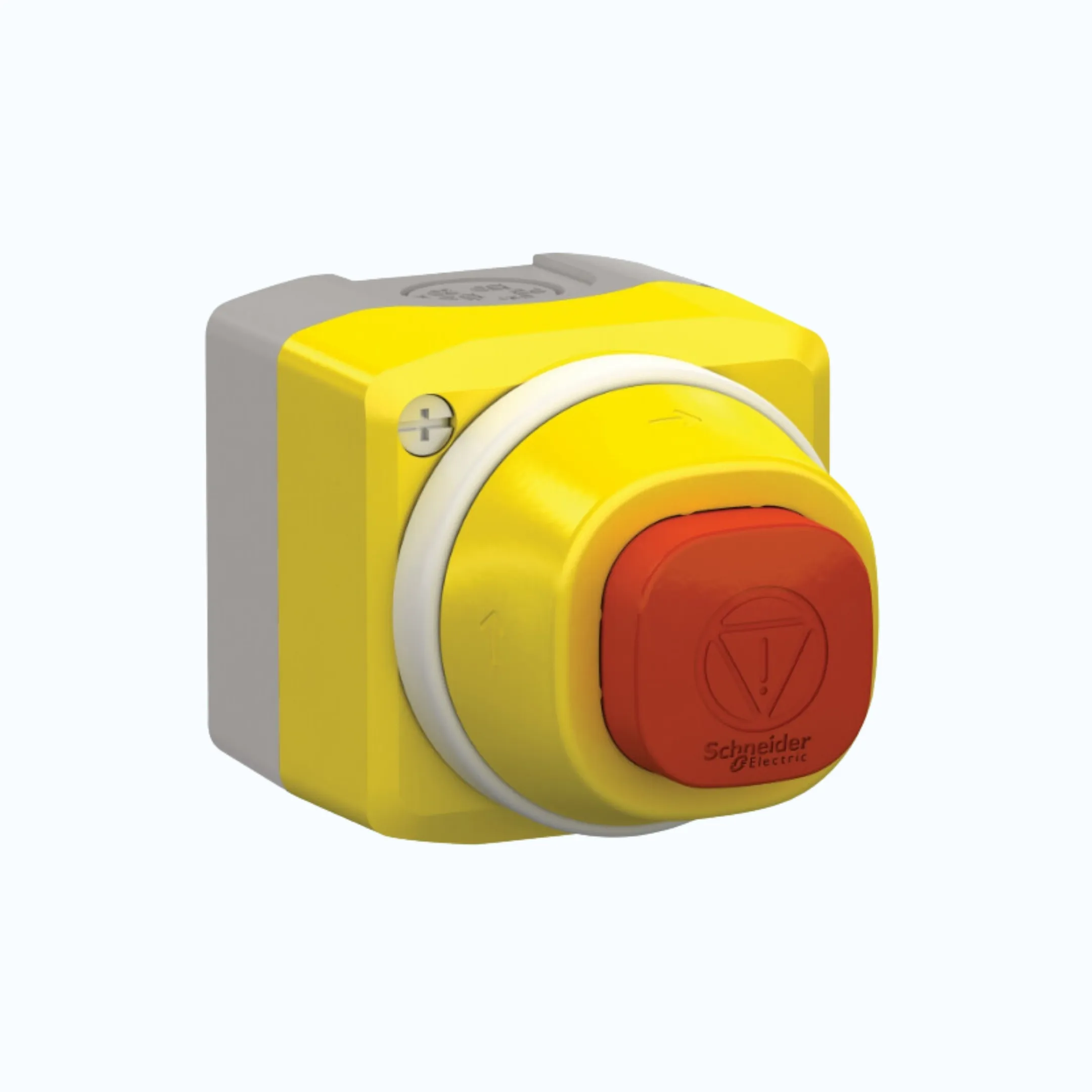 Gambar Schneider Illuminated Emergency Stop NEW- E Stop Control Box Complete 24V 1 N/O 2 N/C Merah- XALK84W3BG