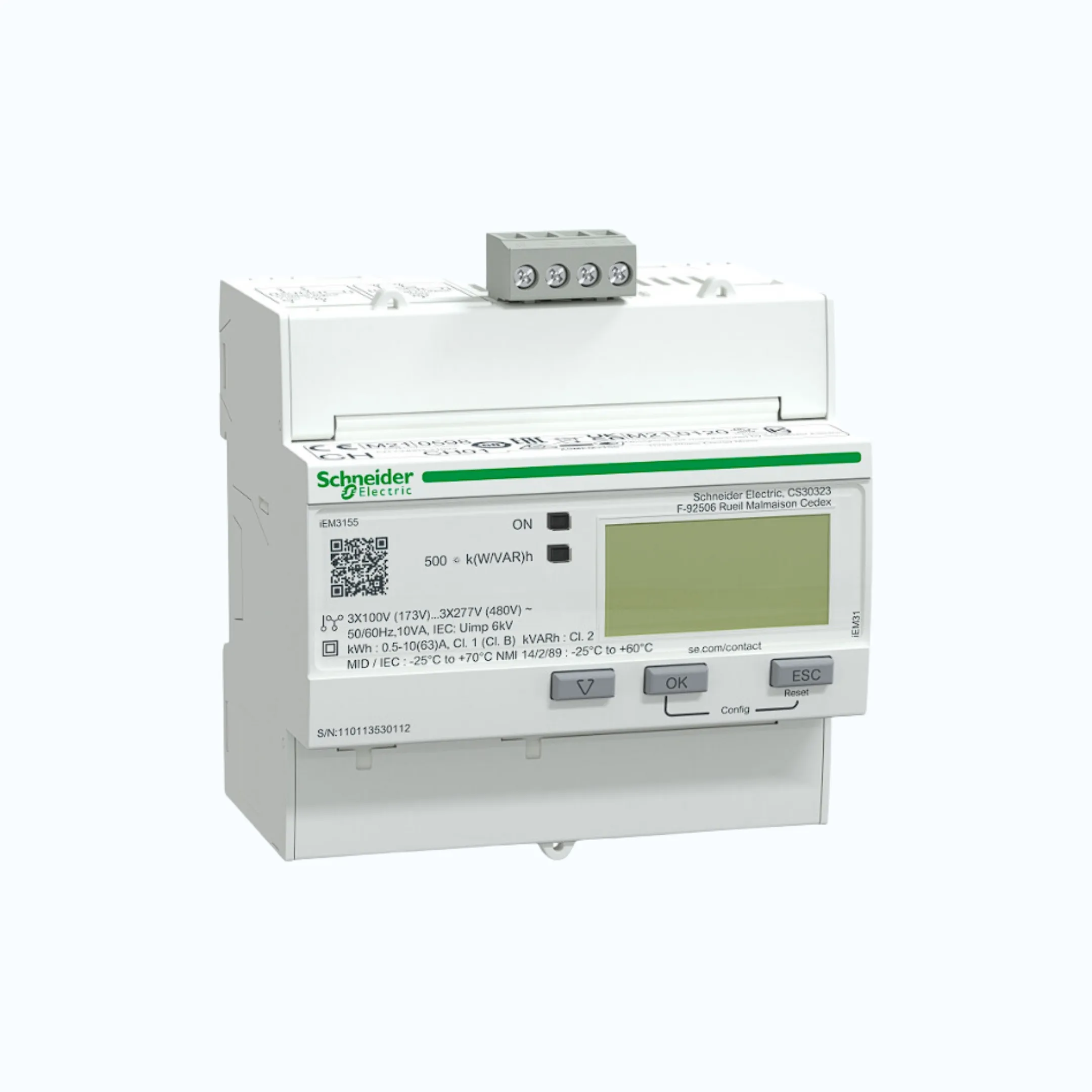 Gambar Schneider kWH Meter iEM3155 3 Phasa 63 A-A9MEM3155