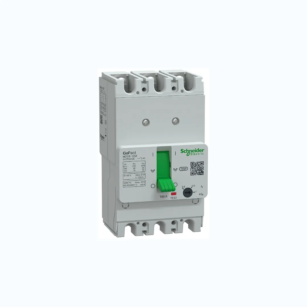 Gambar Schneider MCCB Adjustable- 10 kA at 415 V AC/3P 100A-G12T3A100