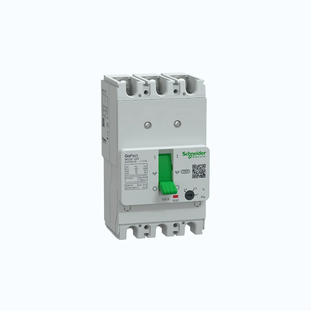 Gambar Schneider MCCB Adjustable- 10 kA at 415 V AC/3P 125A-G12T3A125