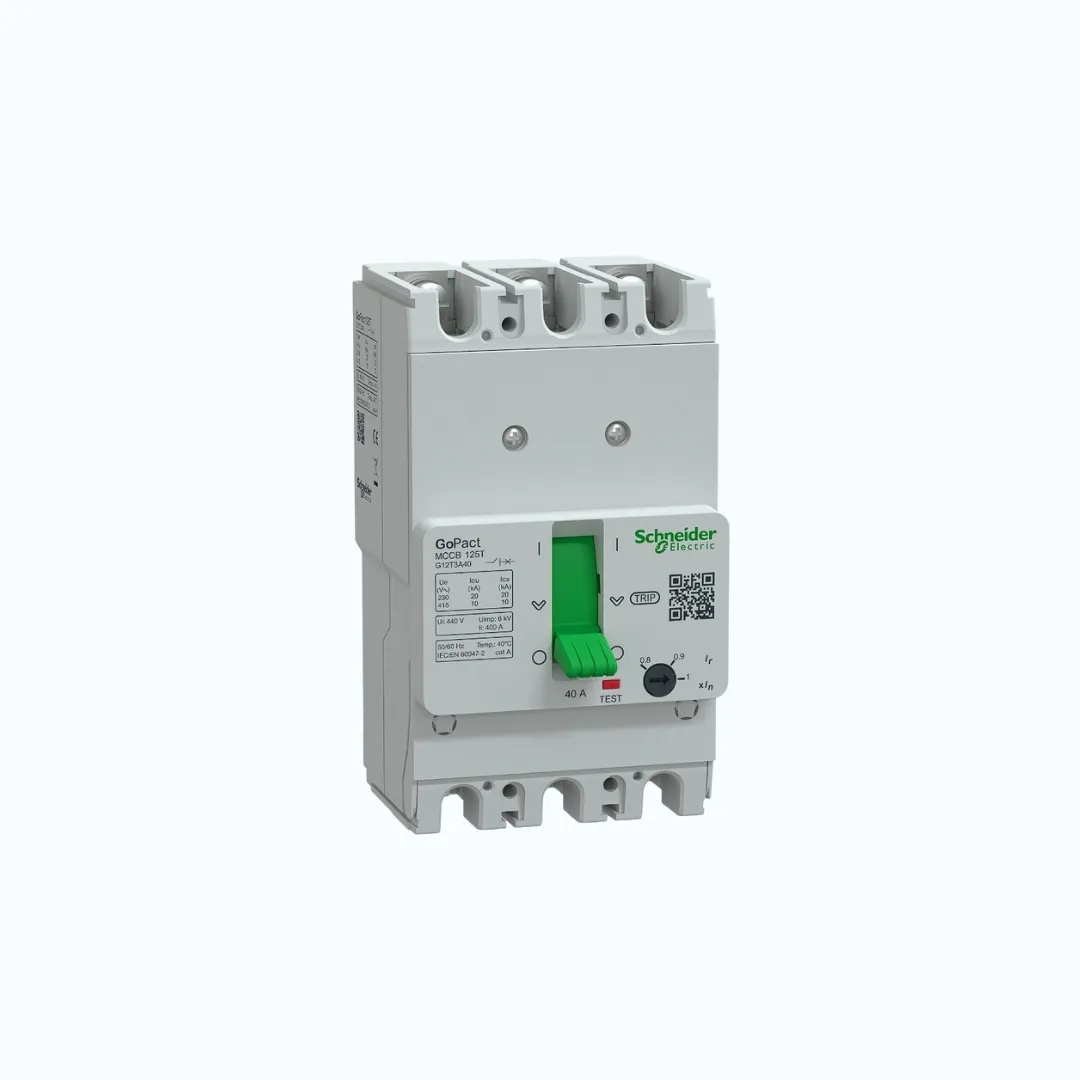 Gambar Schneider MCCB Adjustable- 10 kA at 415 V AC/3P 40A-G12T3A40