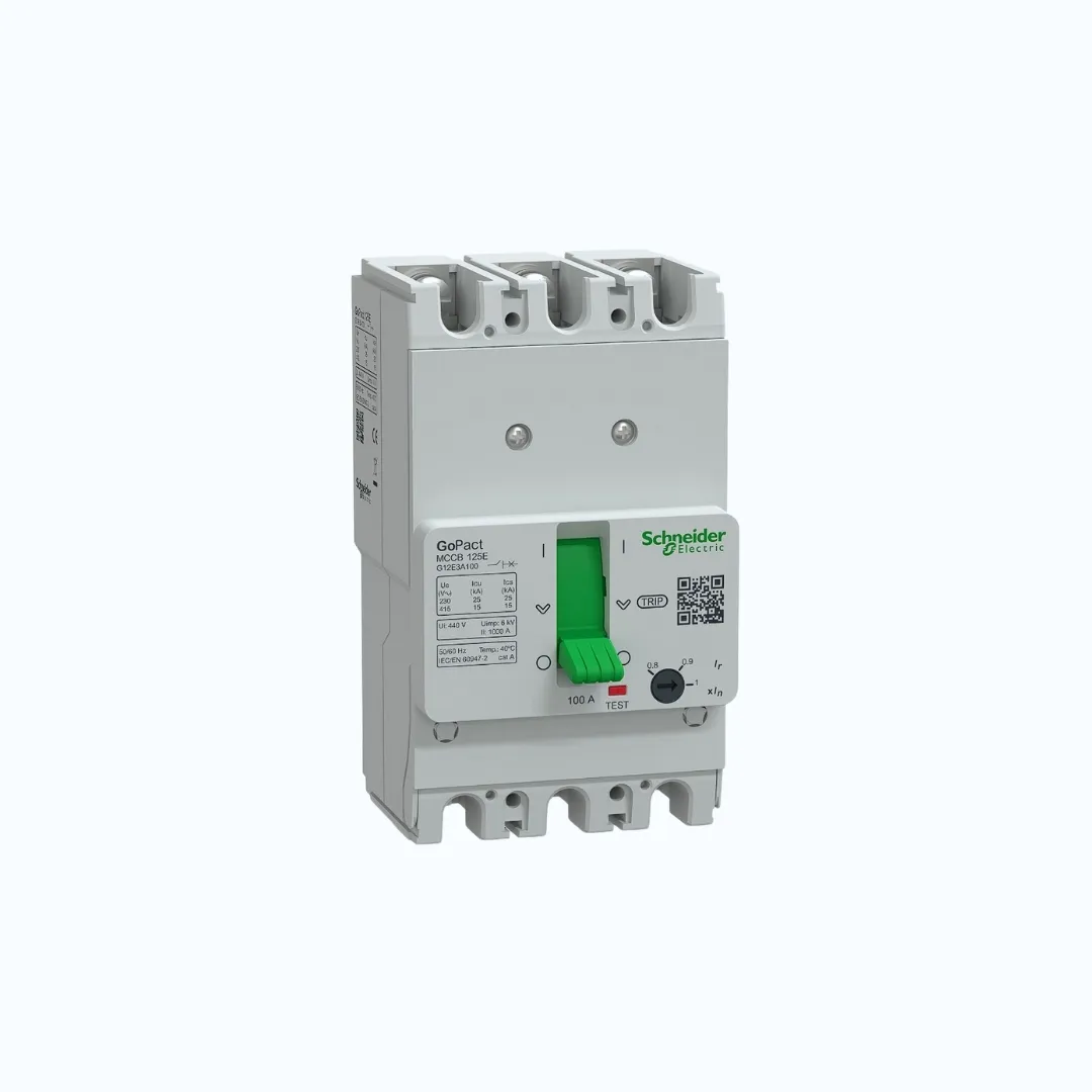 Gambar Schneider MCCB Adjustable- 15 kA at 415 V AC/3P 100A-G12E3A100