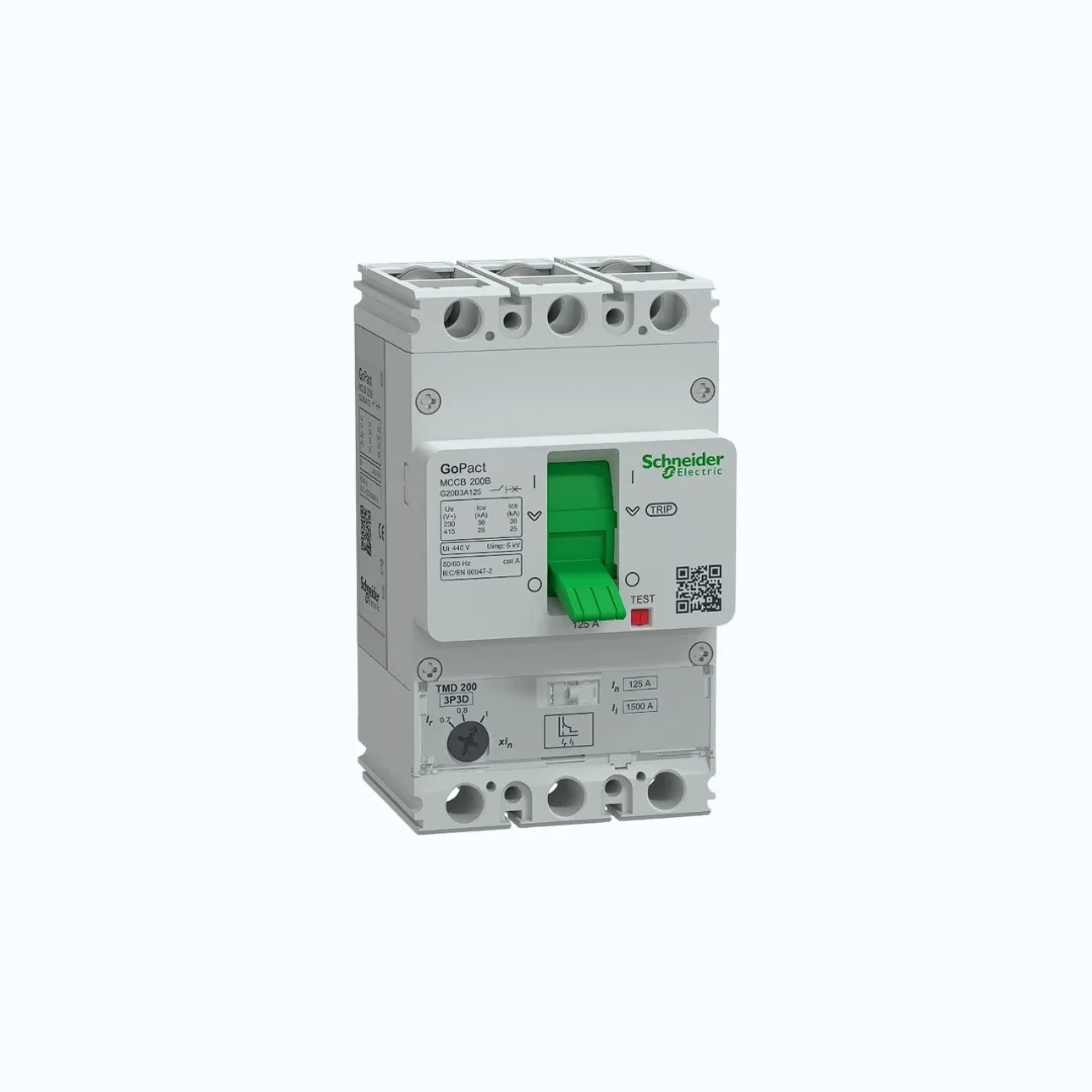 Gambar Schneider MCCB Adjustable- 25 kA at 415 V AC/3P 125A- G20B3A125
