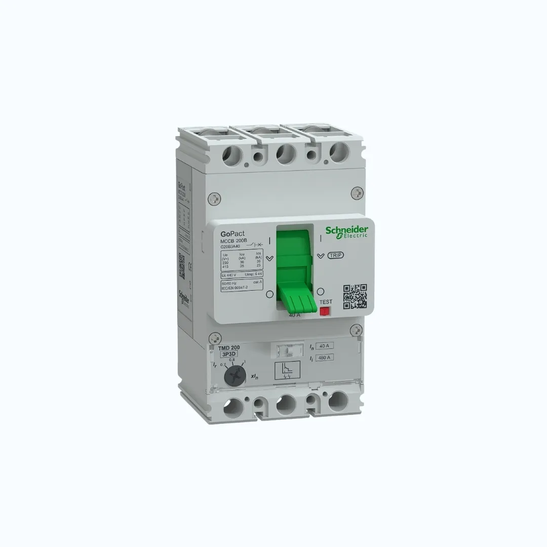 Gambar Schneider MCCB Adjustable- 25 kA at 415 V AC/3P 40A-G20B3A40