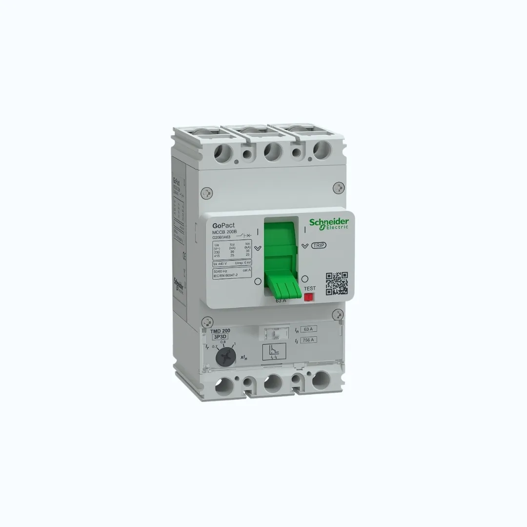 Gambar Schneider MCCB Adjustable- 25 kA at 415 V AC/3P 63A- G20B3A63